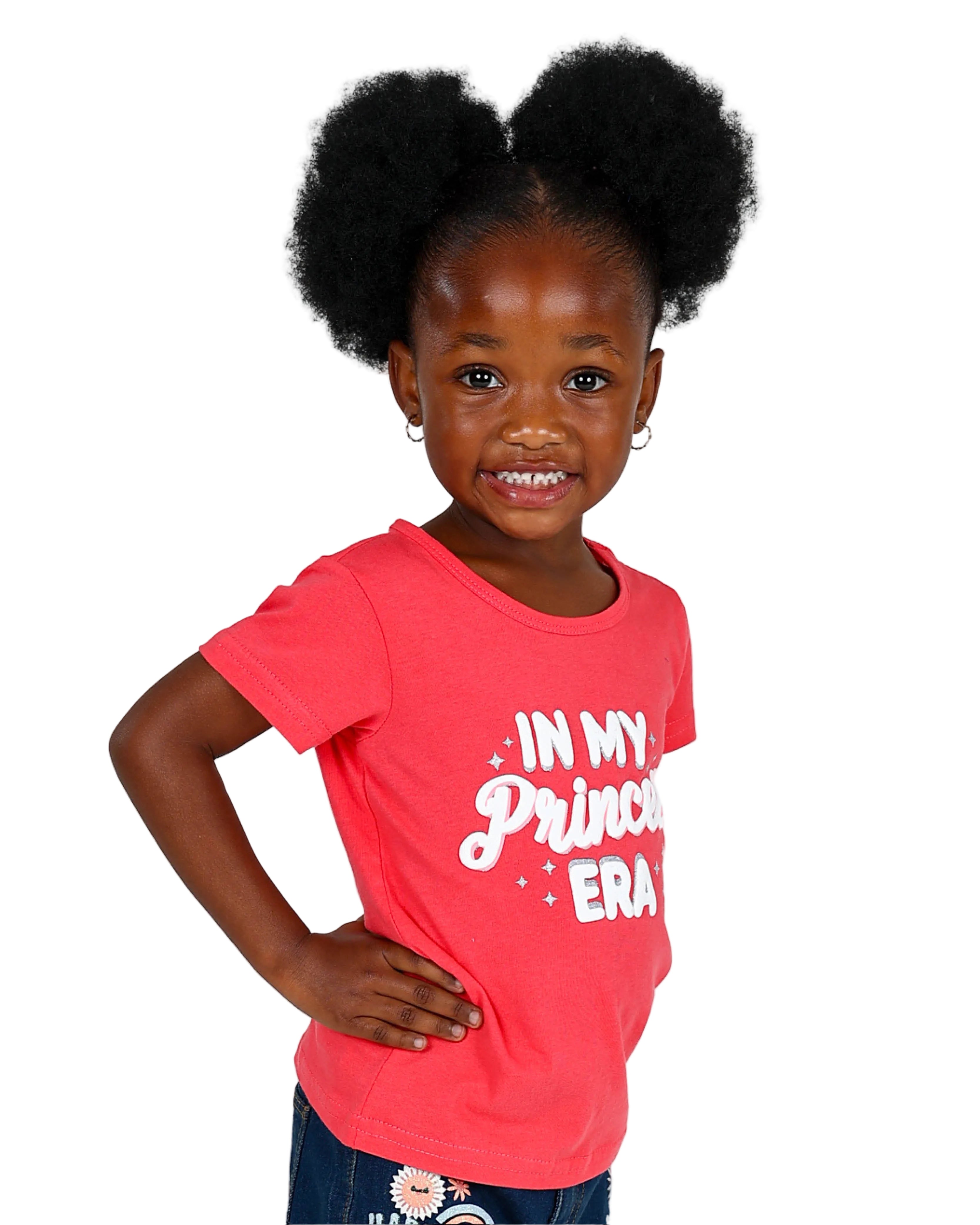 Short Sleeve In My Princess Era Graphic Print T-Shirt