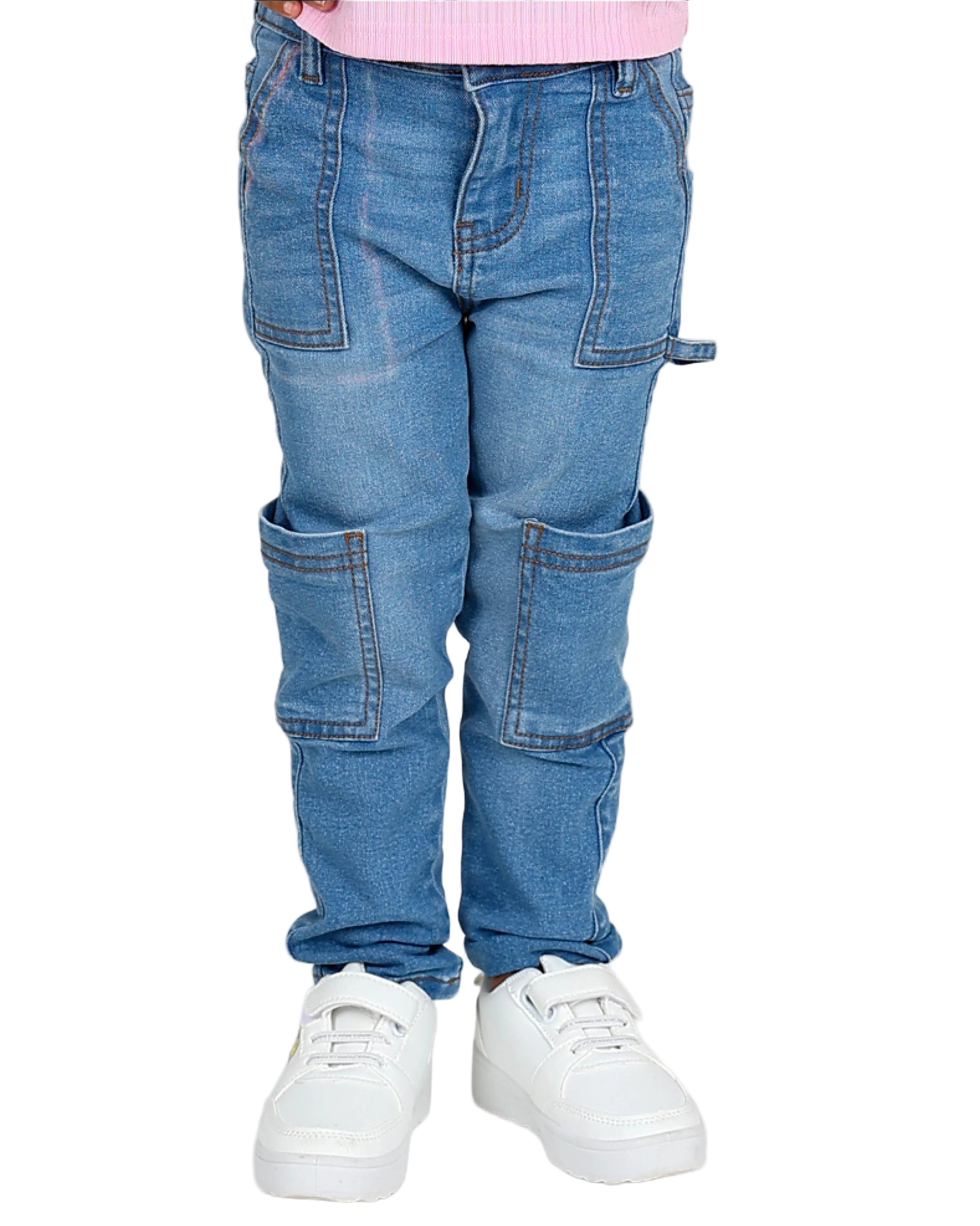 Light Indigo Carpenter Stretch Jeans