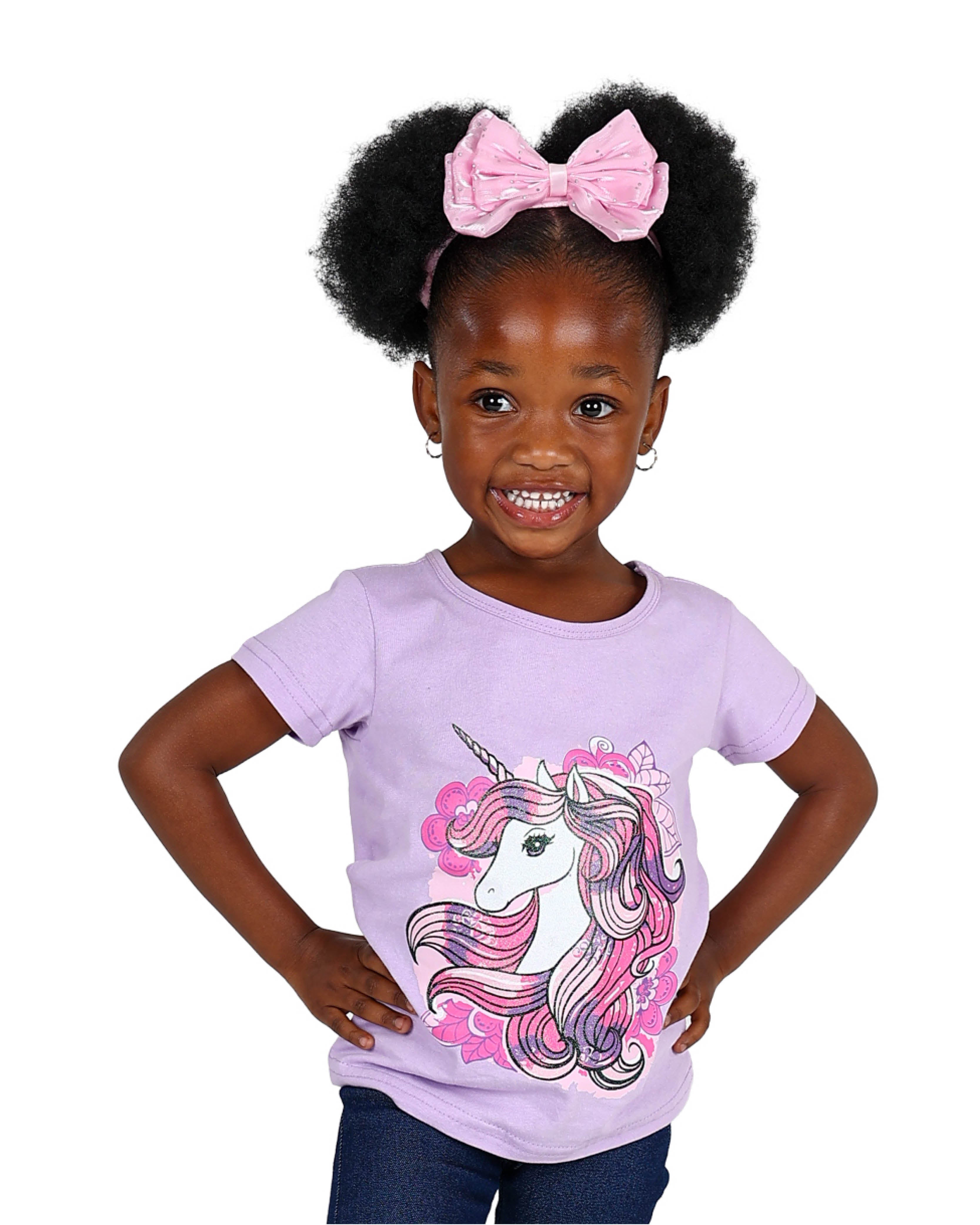 Unicorn Graphic Print Short Sleeve T-Shirt