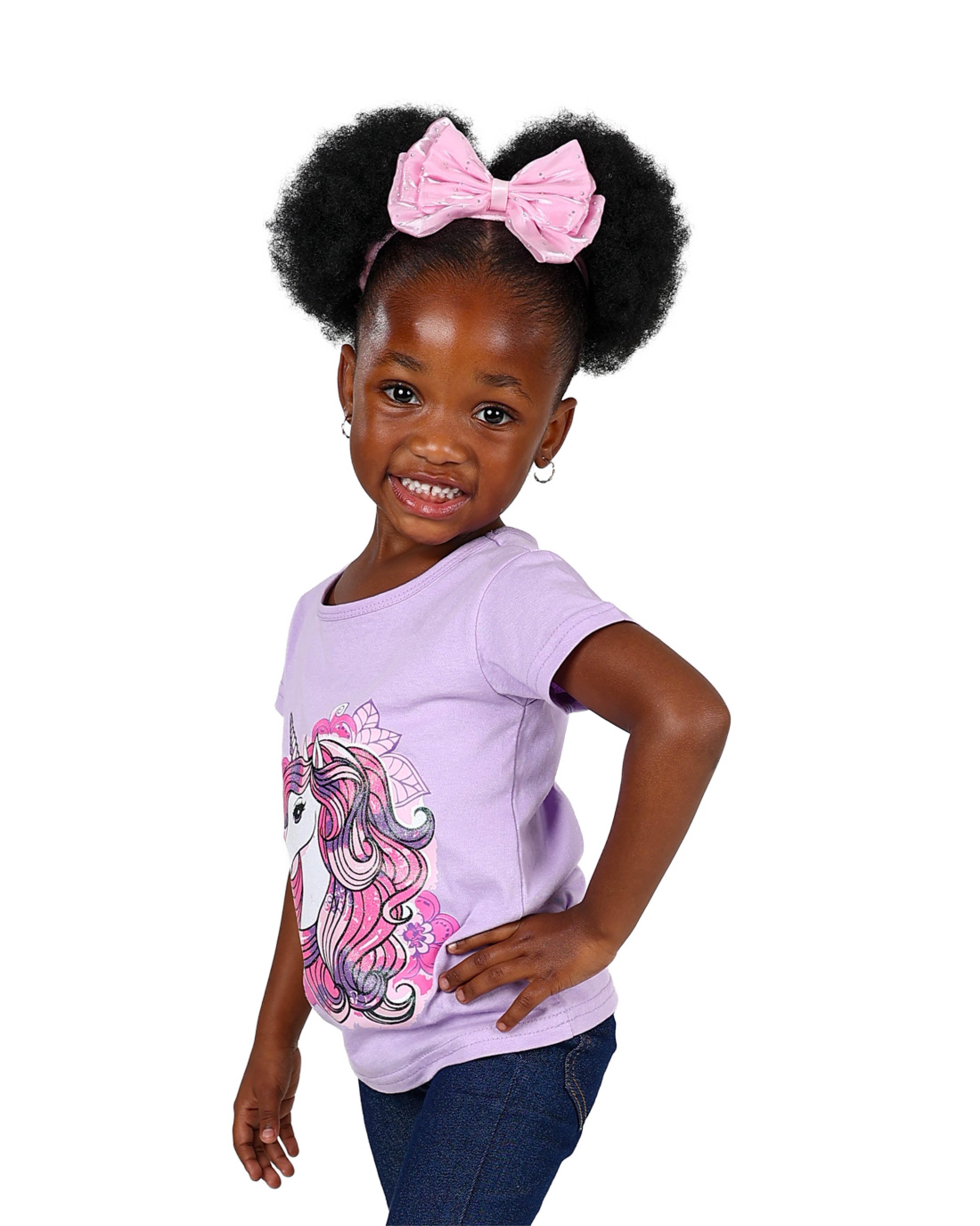 Unicorn Graphic Print Short Sleeve T-Shirt