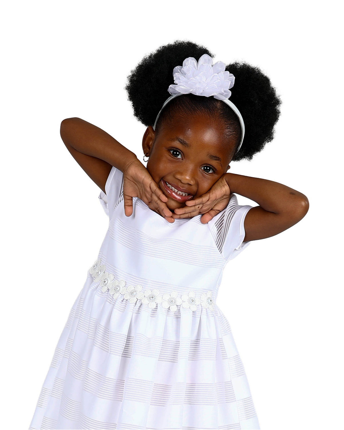 Short Sleeve Organza Party Dress
