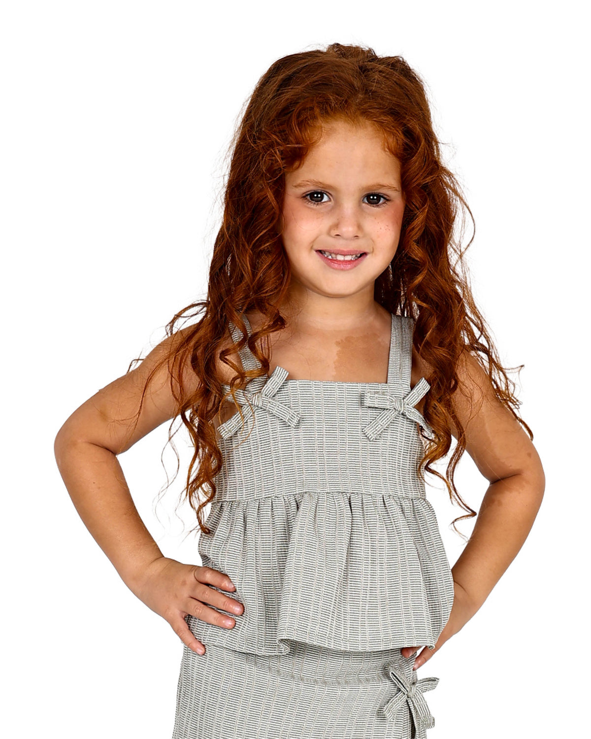 Strappy Tiered Top and Skort Set