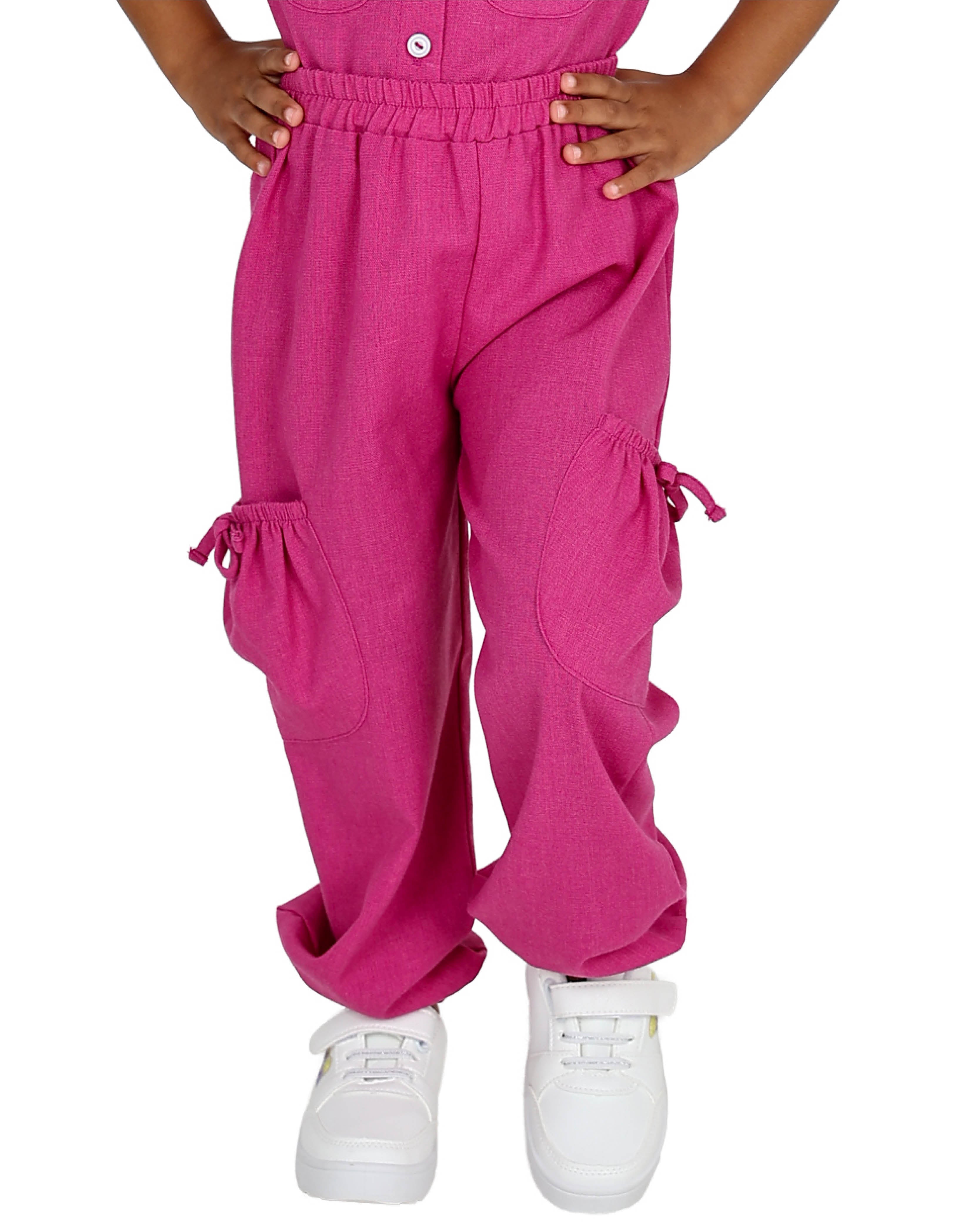Magneta Co-Ord Set Tie Detail Pants