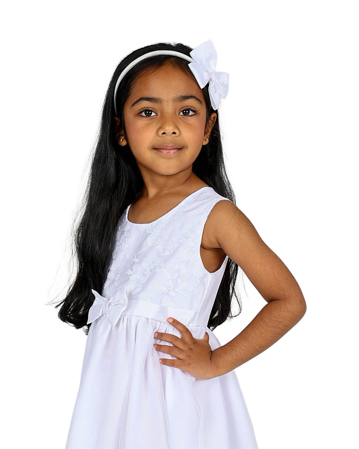 Sleeveless Lace Detail Party Dress