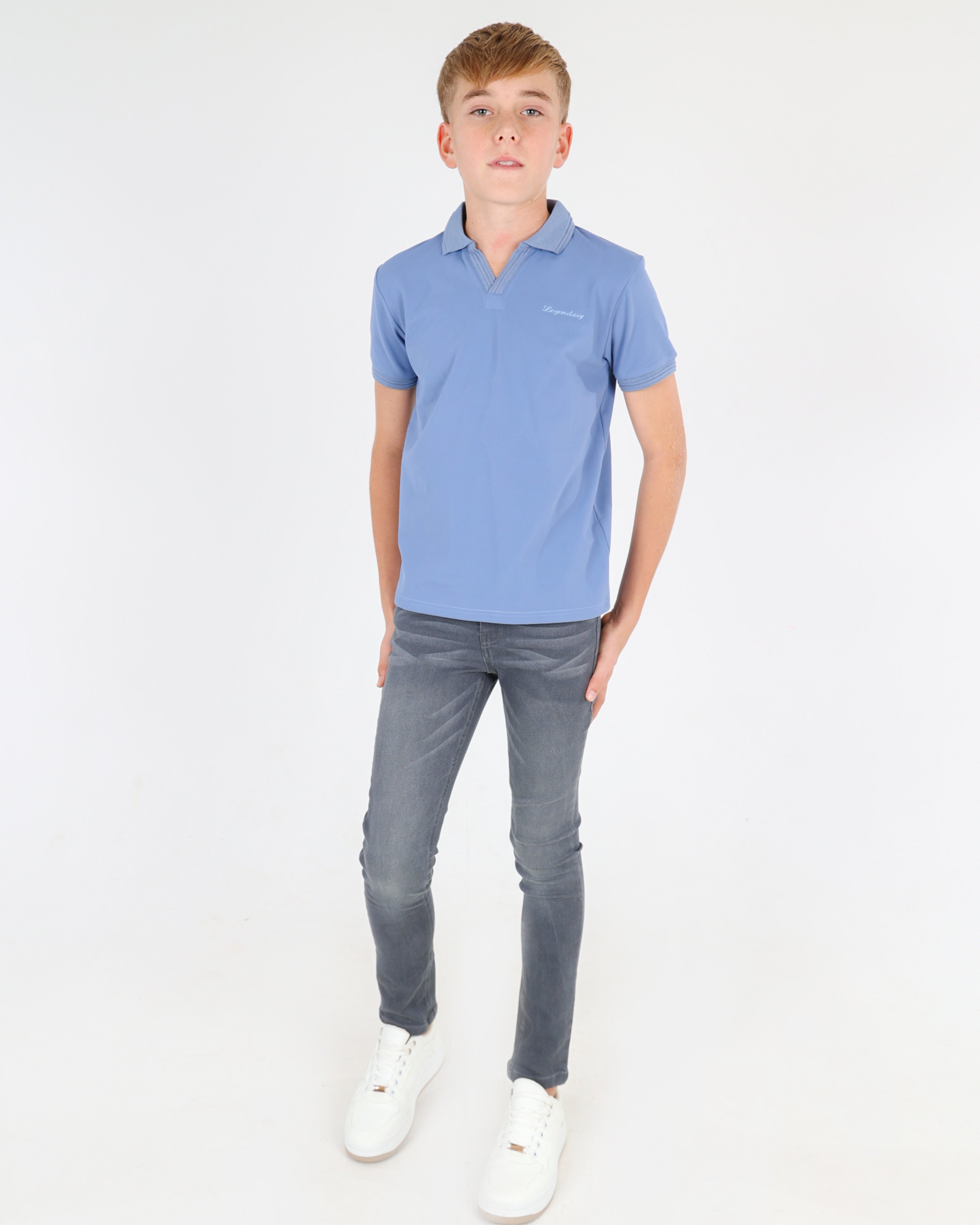 Grey Skinny Fit Denim Jeans