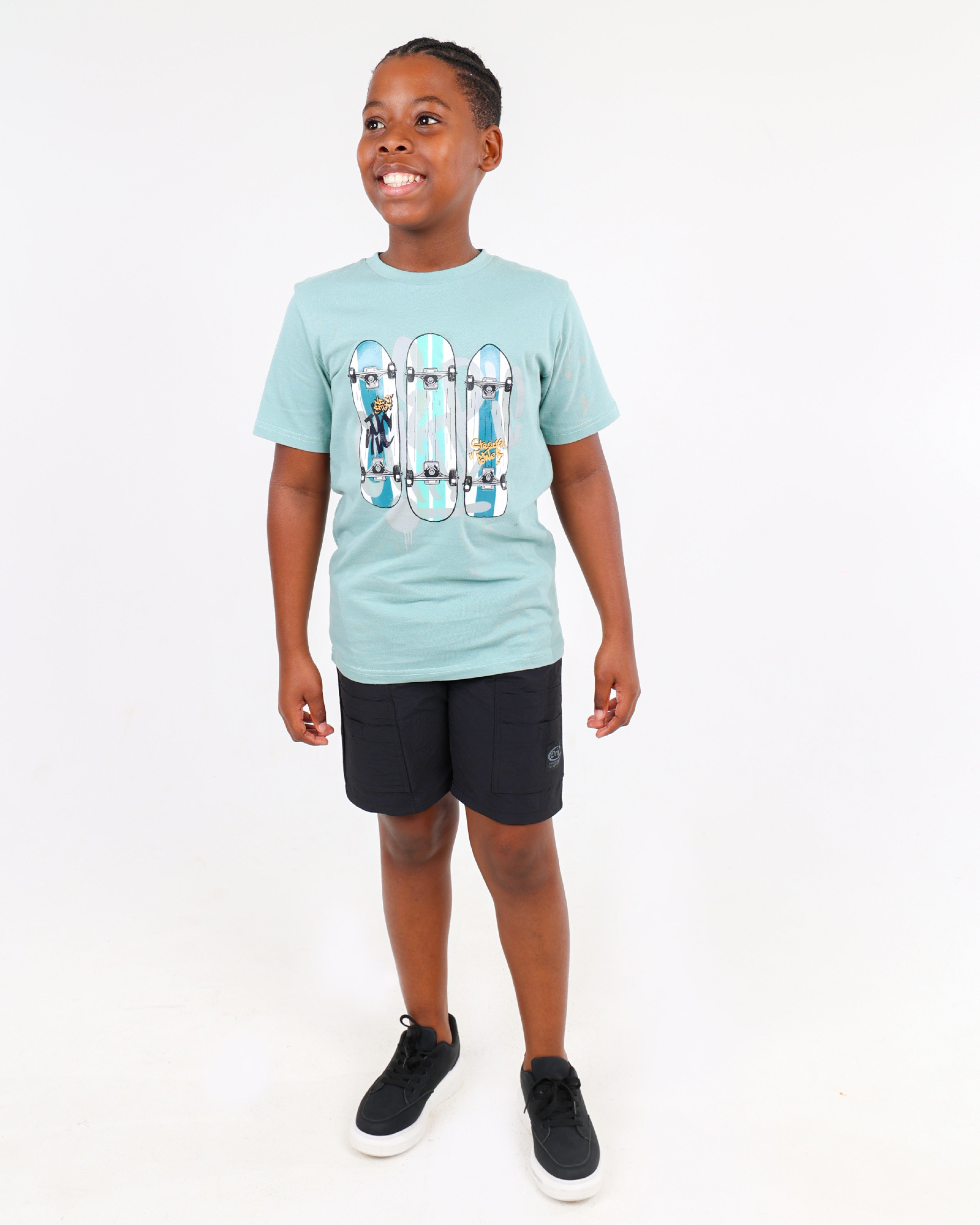 Boys Taslon Utility Shorts