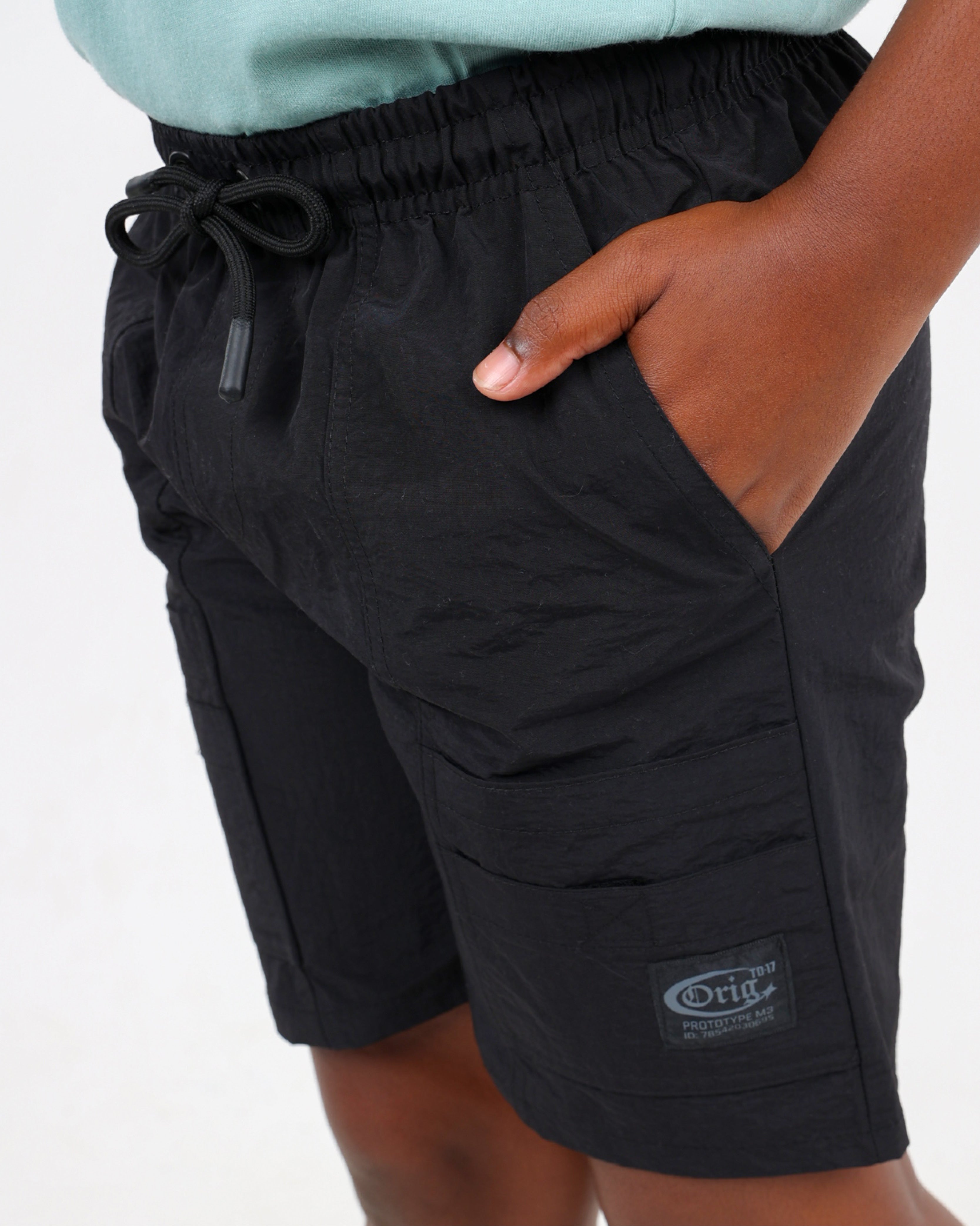 Boys Taslon Utility Shorts