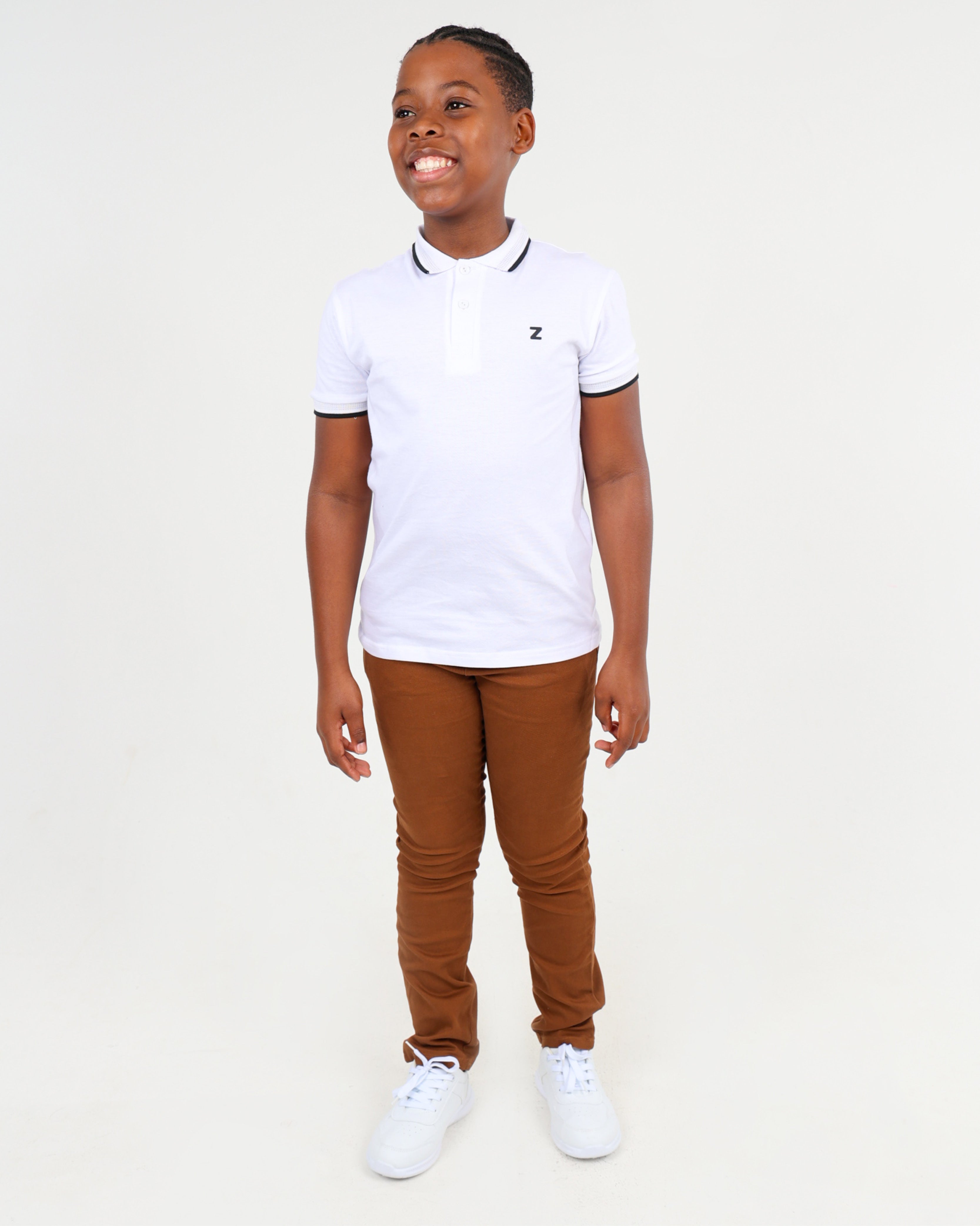Big Boys Tobacco Slim Fit Chinos