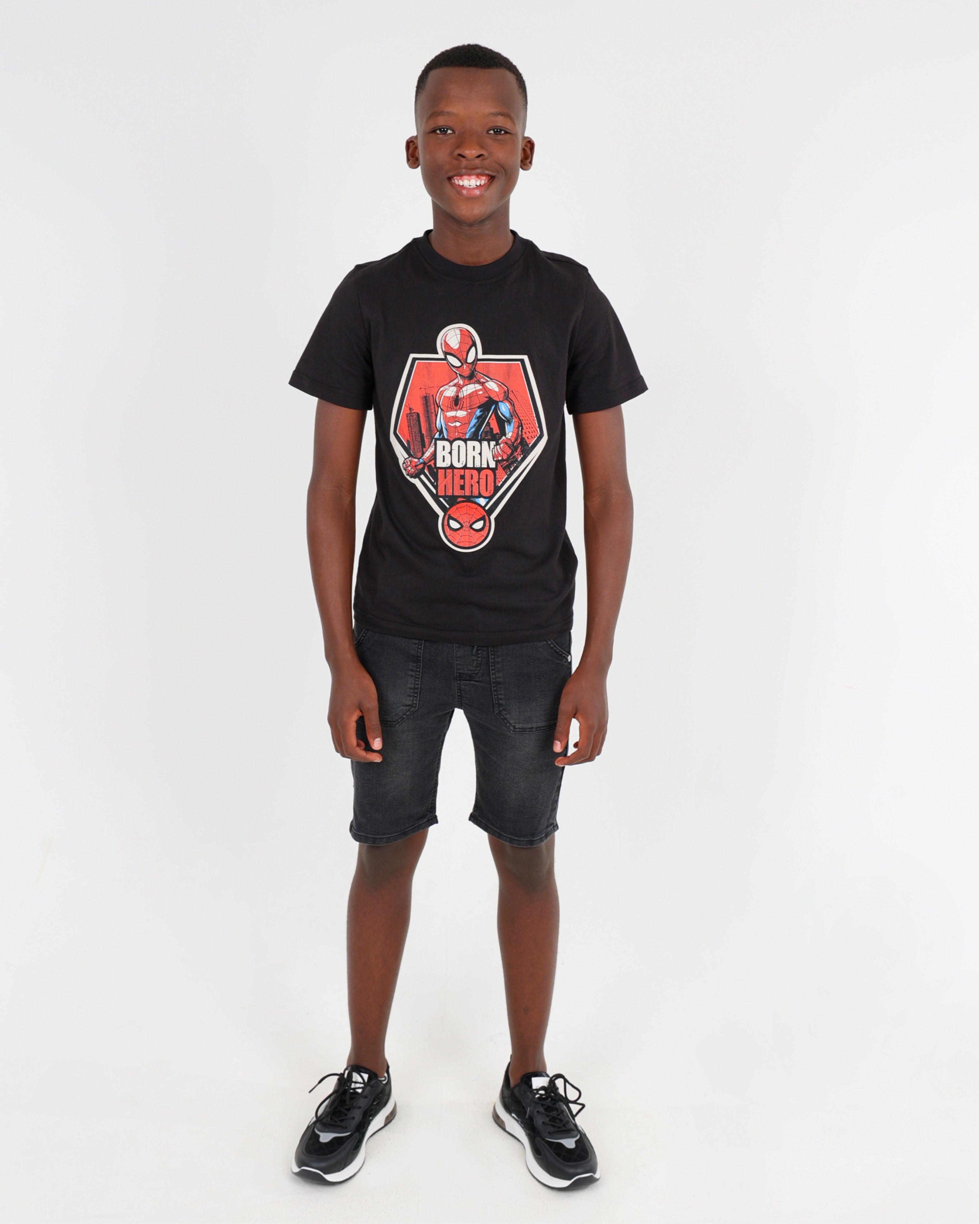 Short Sleeve Spiderman T-Shirt