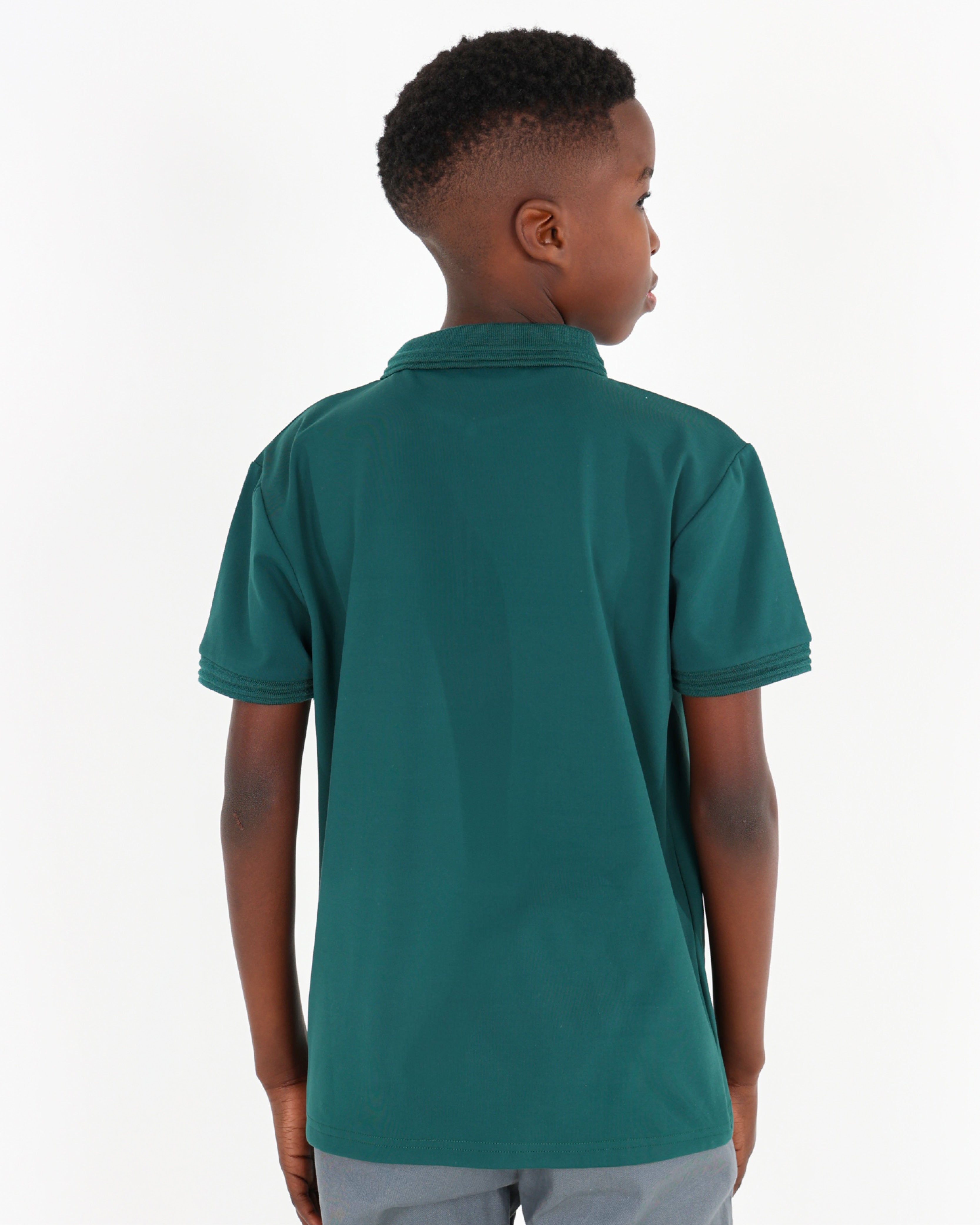 Boys Short Sleeve Bottle Green Legendary Golfer