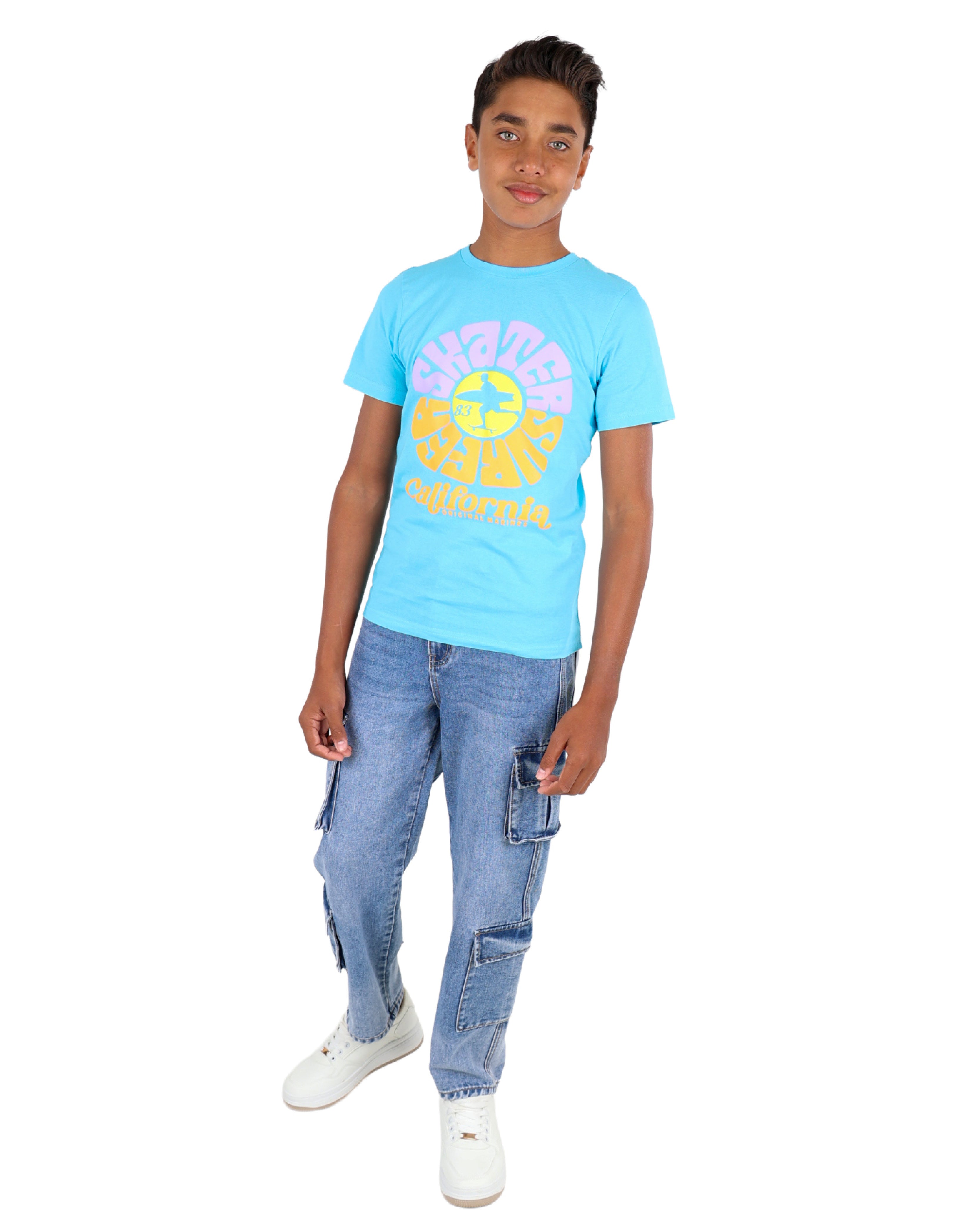 Relaxed Fit Cargo Jeans