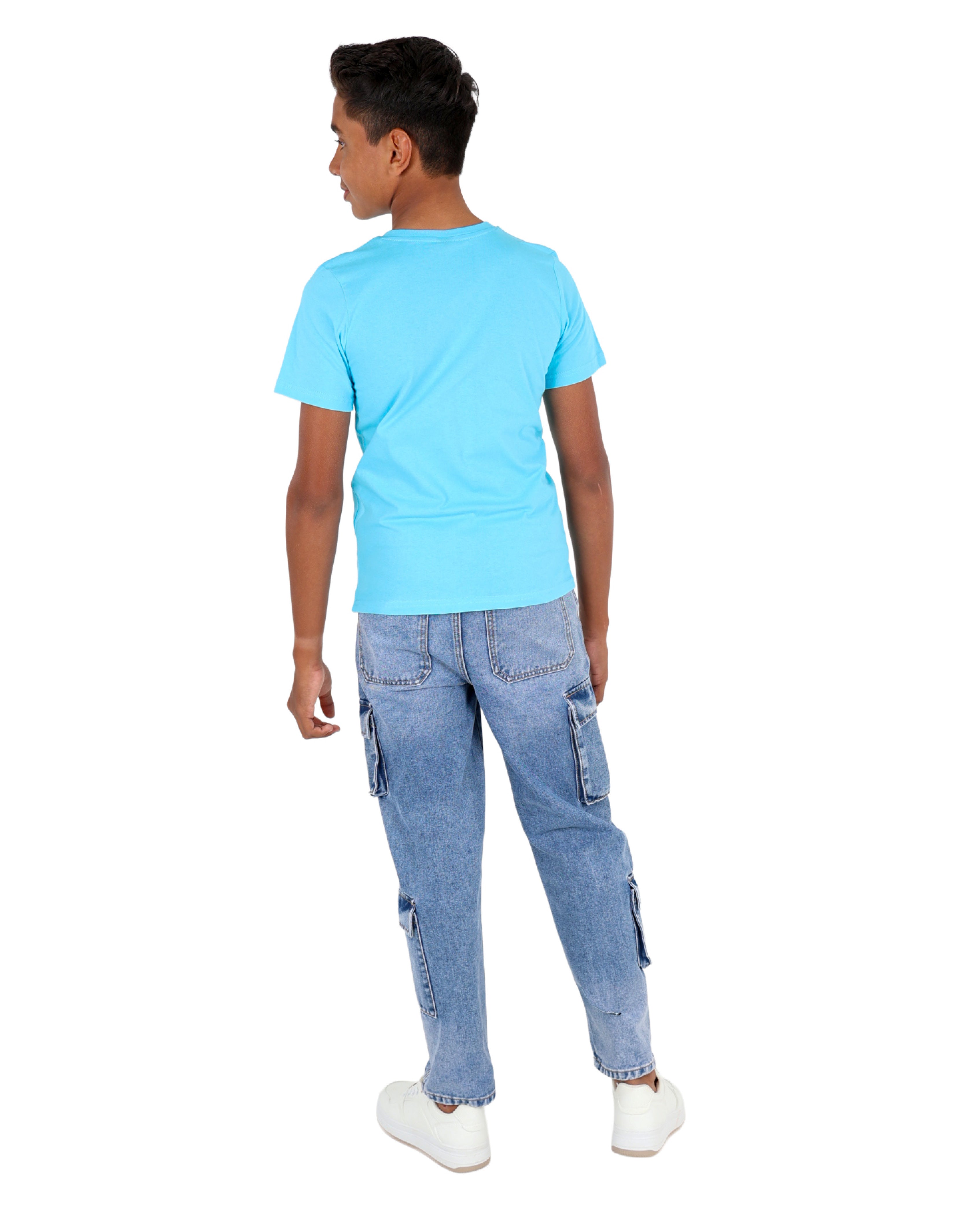 Relaxed Fit Cargo Jeans