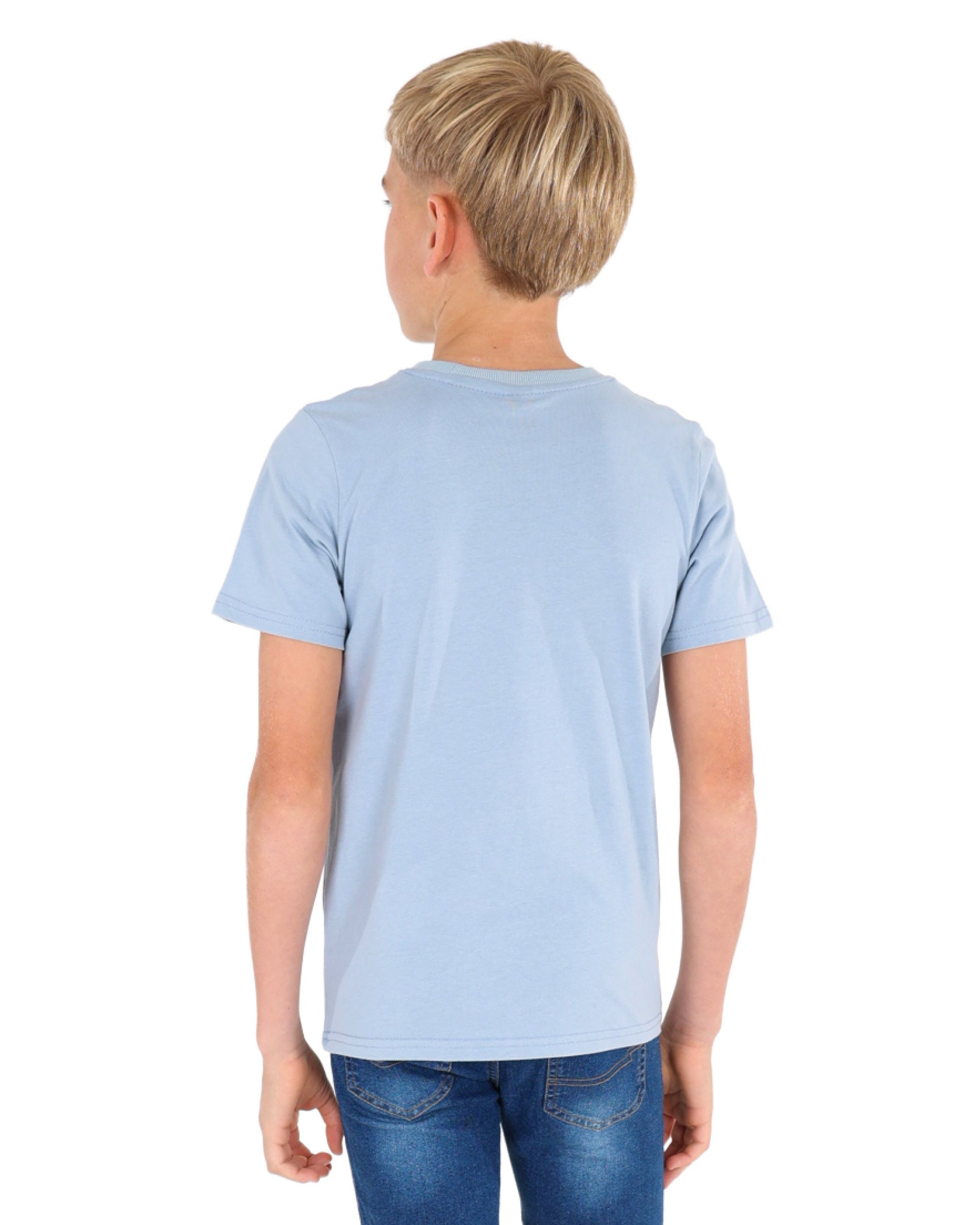 Short Sleeve "Stay Awesome" Graphic Print T-Shirt