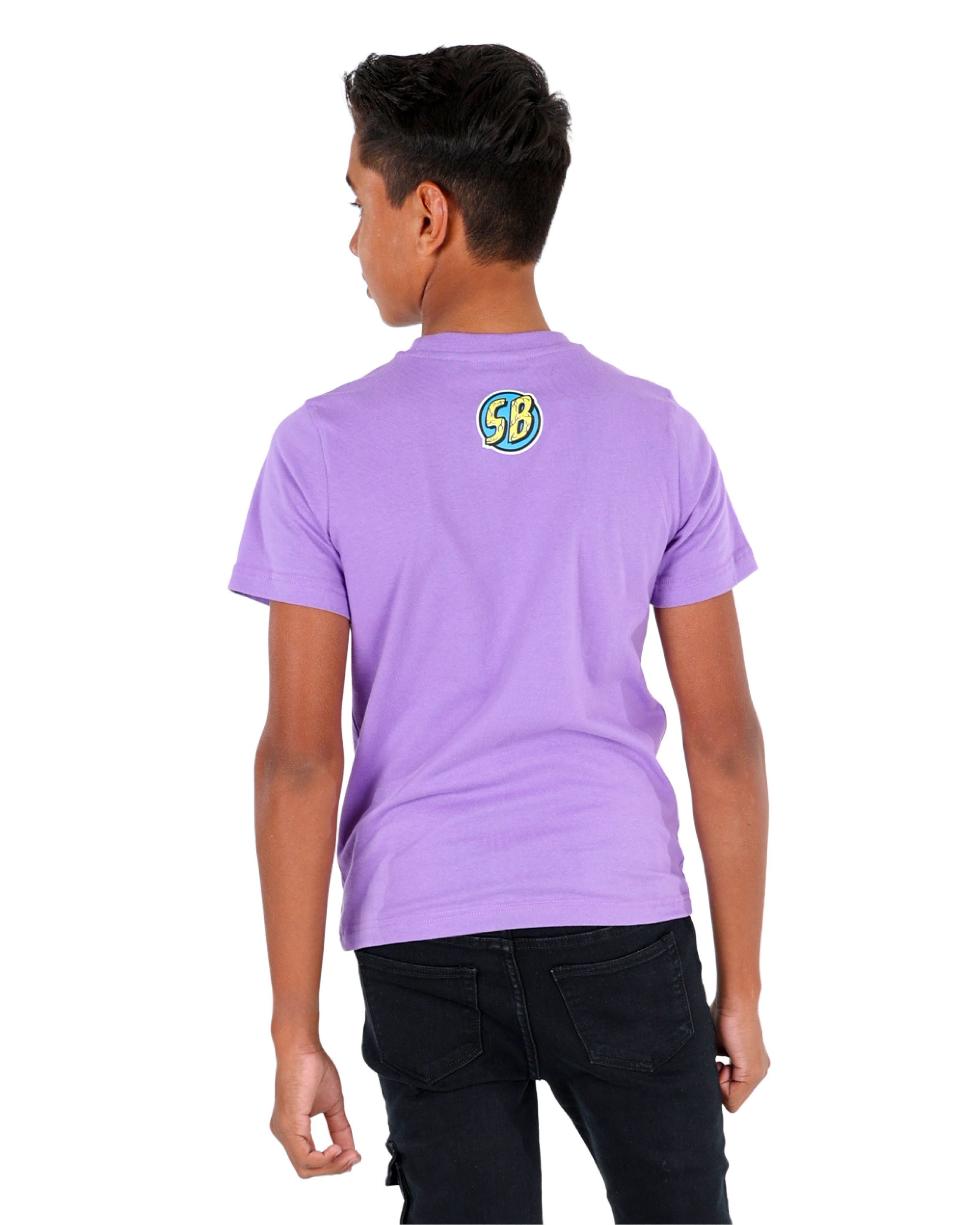 Short Sleeve Spongebob Graphic Print T-Shirt