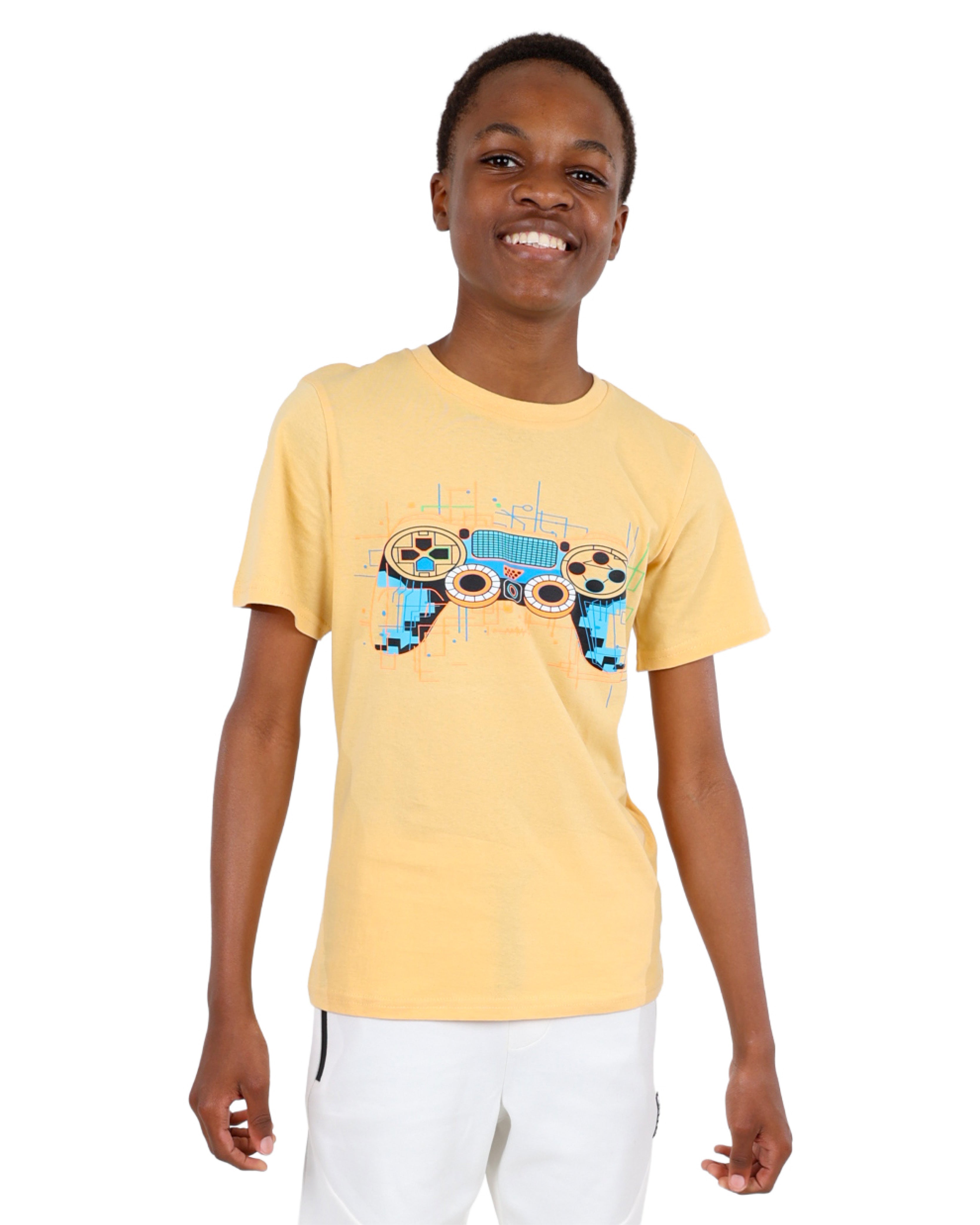 Game Consol Graphic Print Short Sleeve T-Shirt
