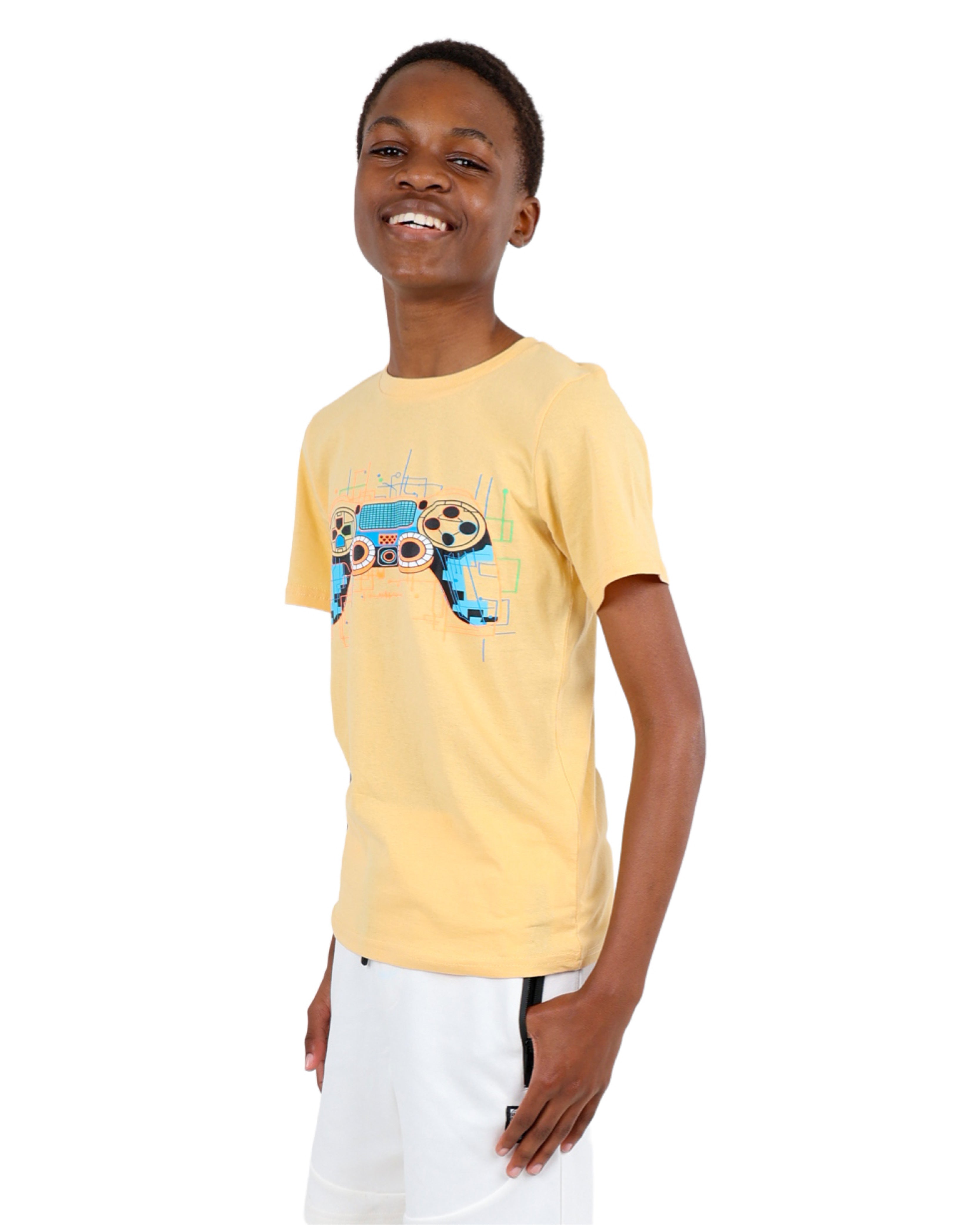 Game Consol Graphic Print Short Sleeve T-Shirt