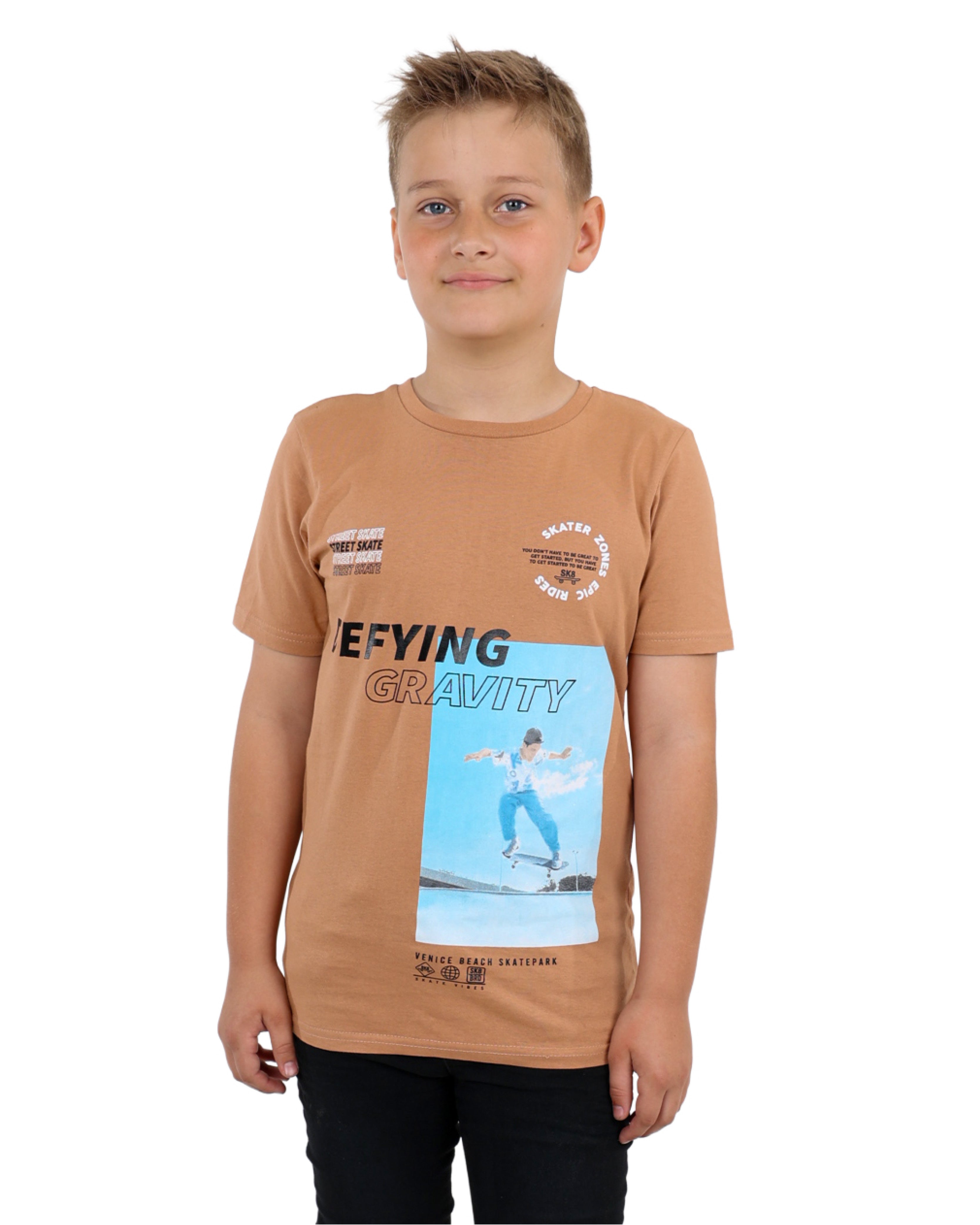 Short Sleeve Defying Gravity Graphic T-Shirt