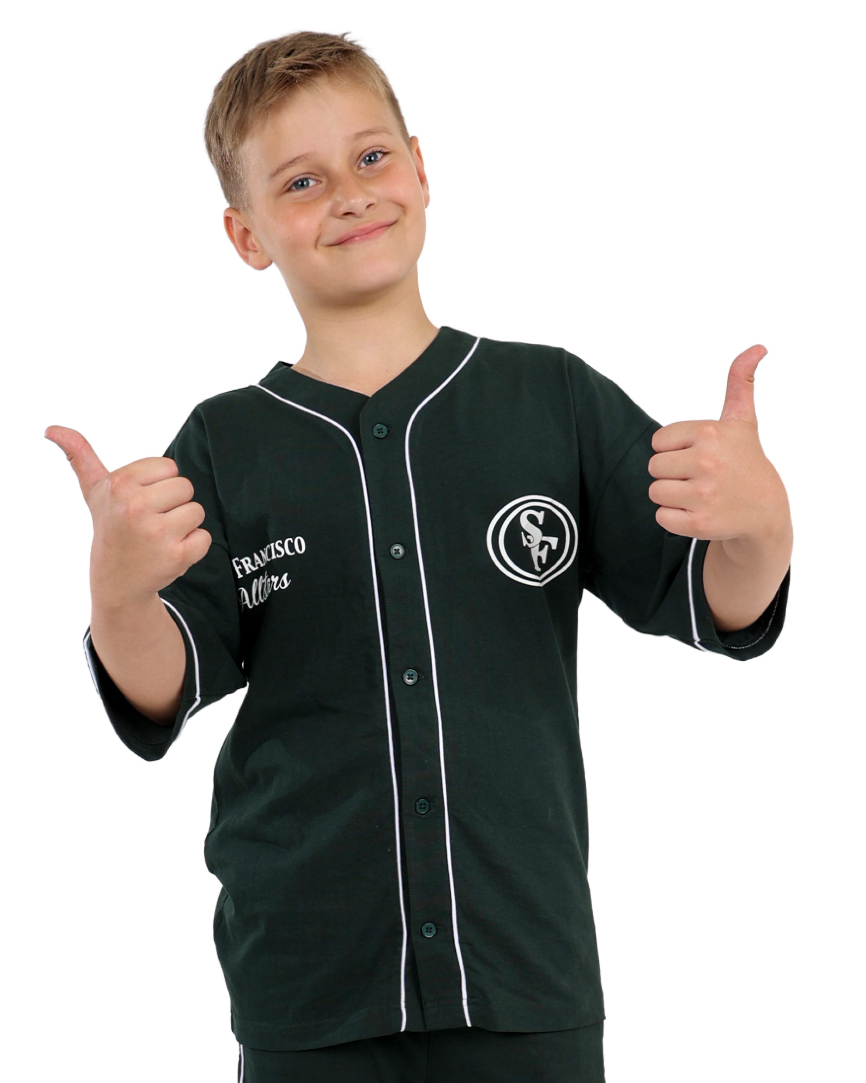 Short Sleeve Varsity Baseball T-Shirt