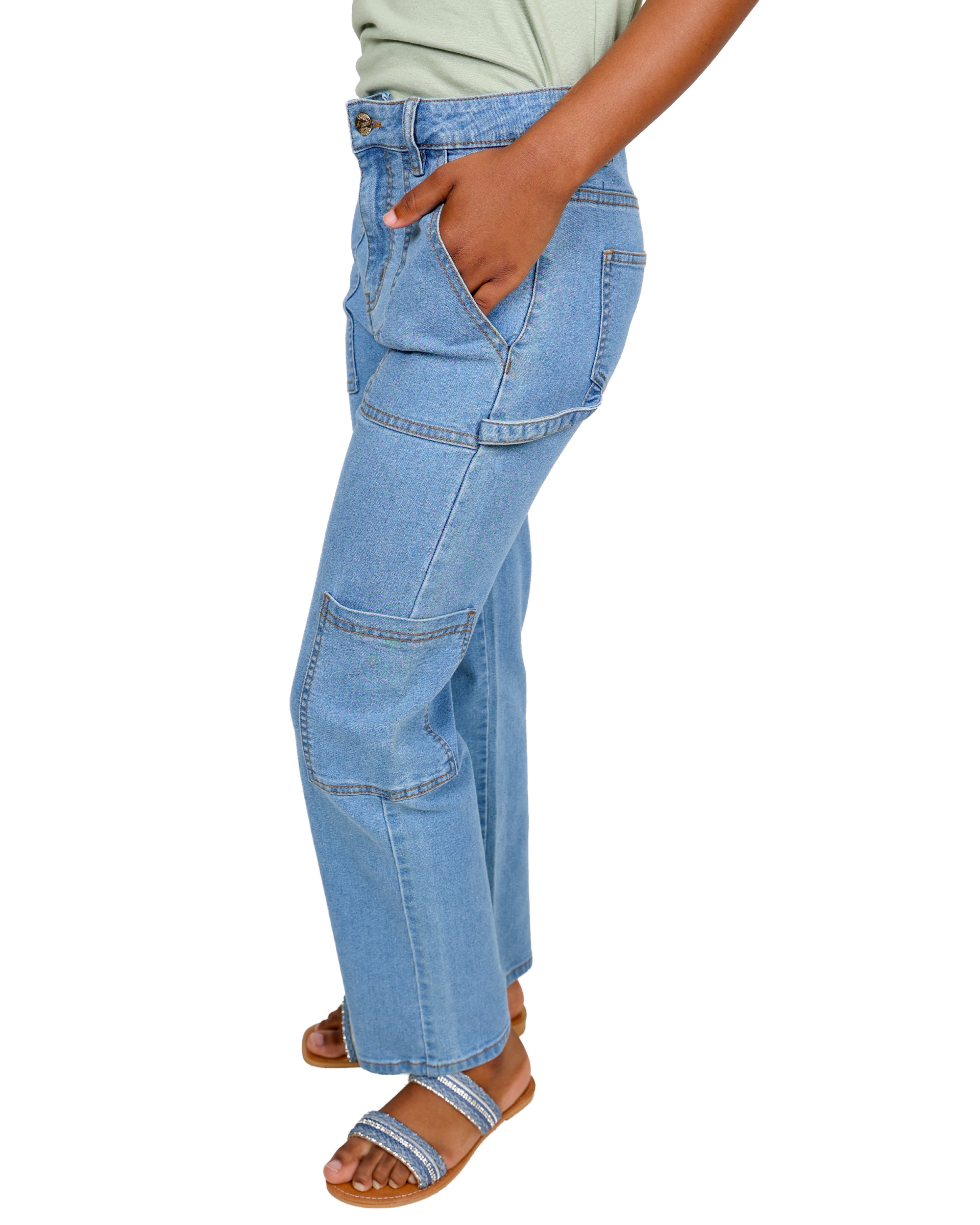Light Indigo Carpenter Denim Jeans