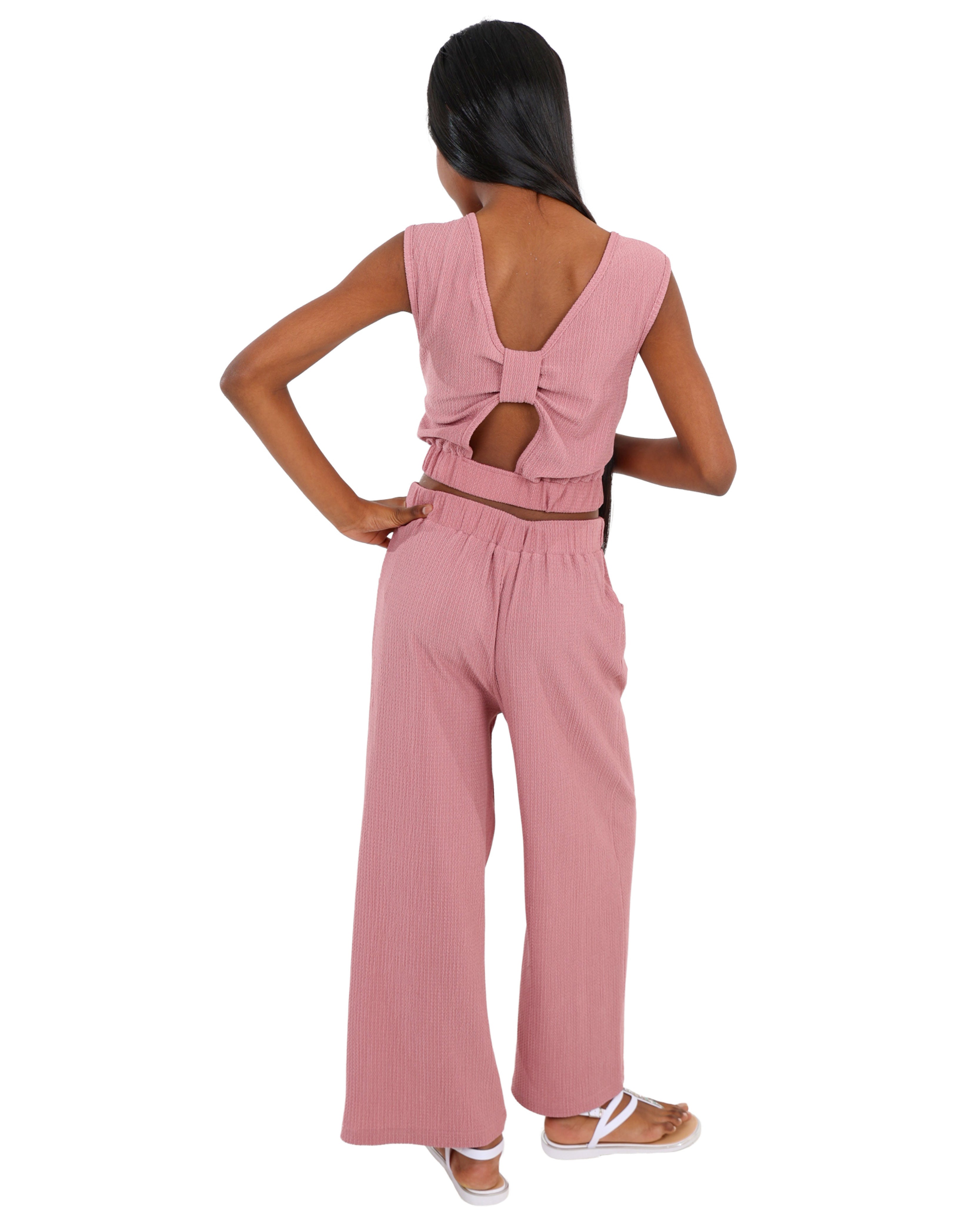 Relaxed Fit Wide Leg Pants