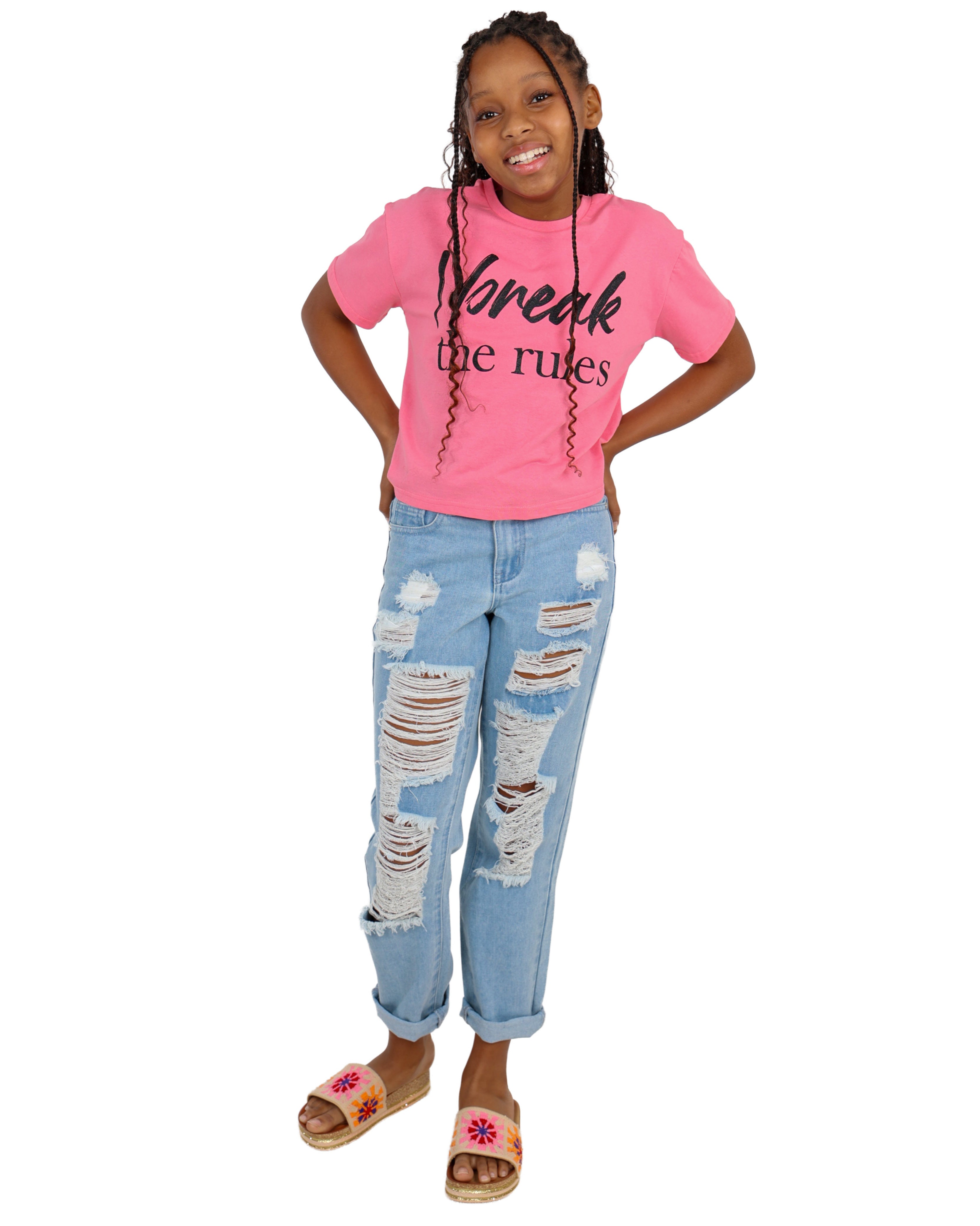 "I Break The Rules" Short Sleeve Boxy T-Shirt