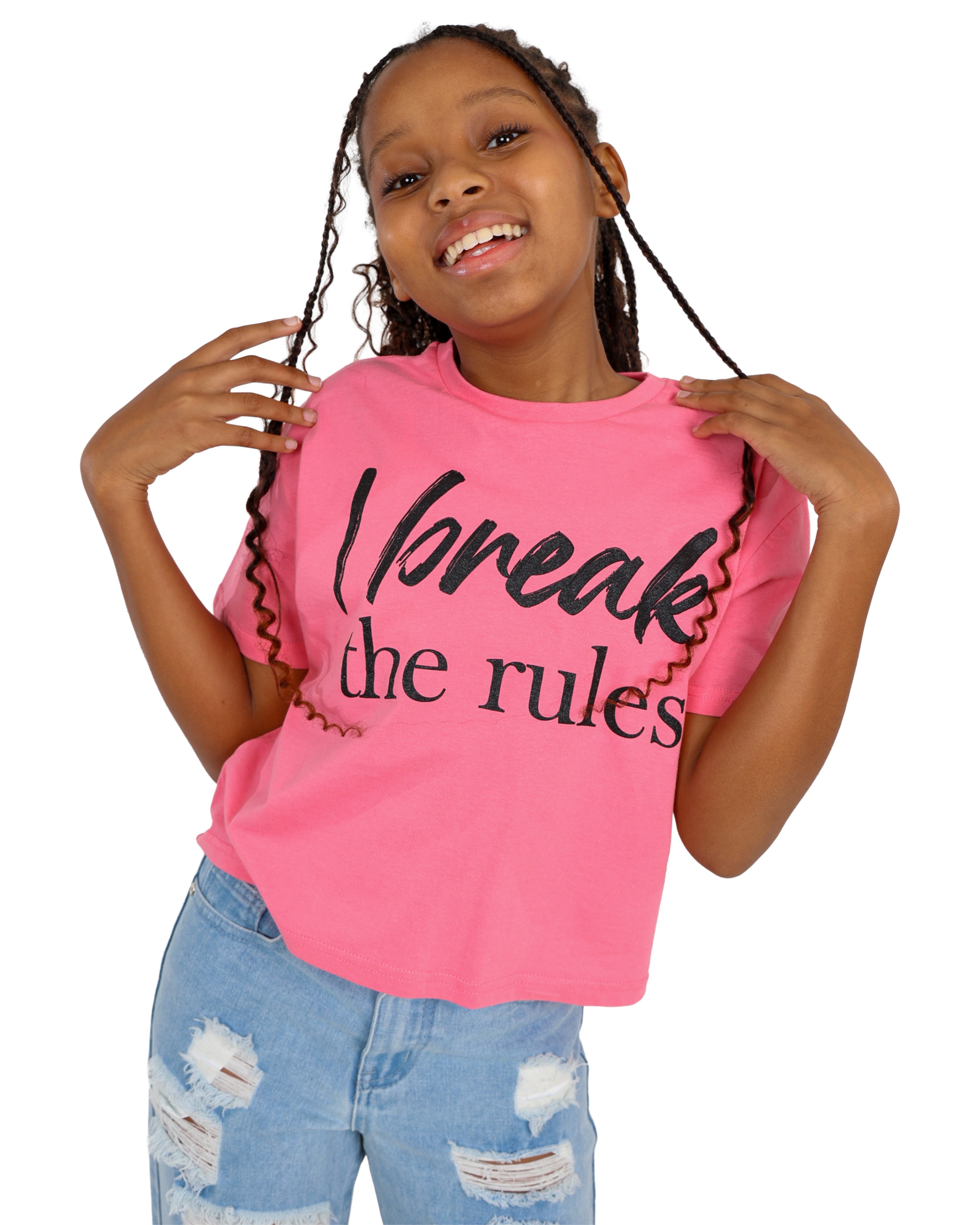 "I Break The Rules" Short Sleeve Boxy T-Shirt