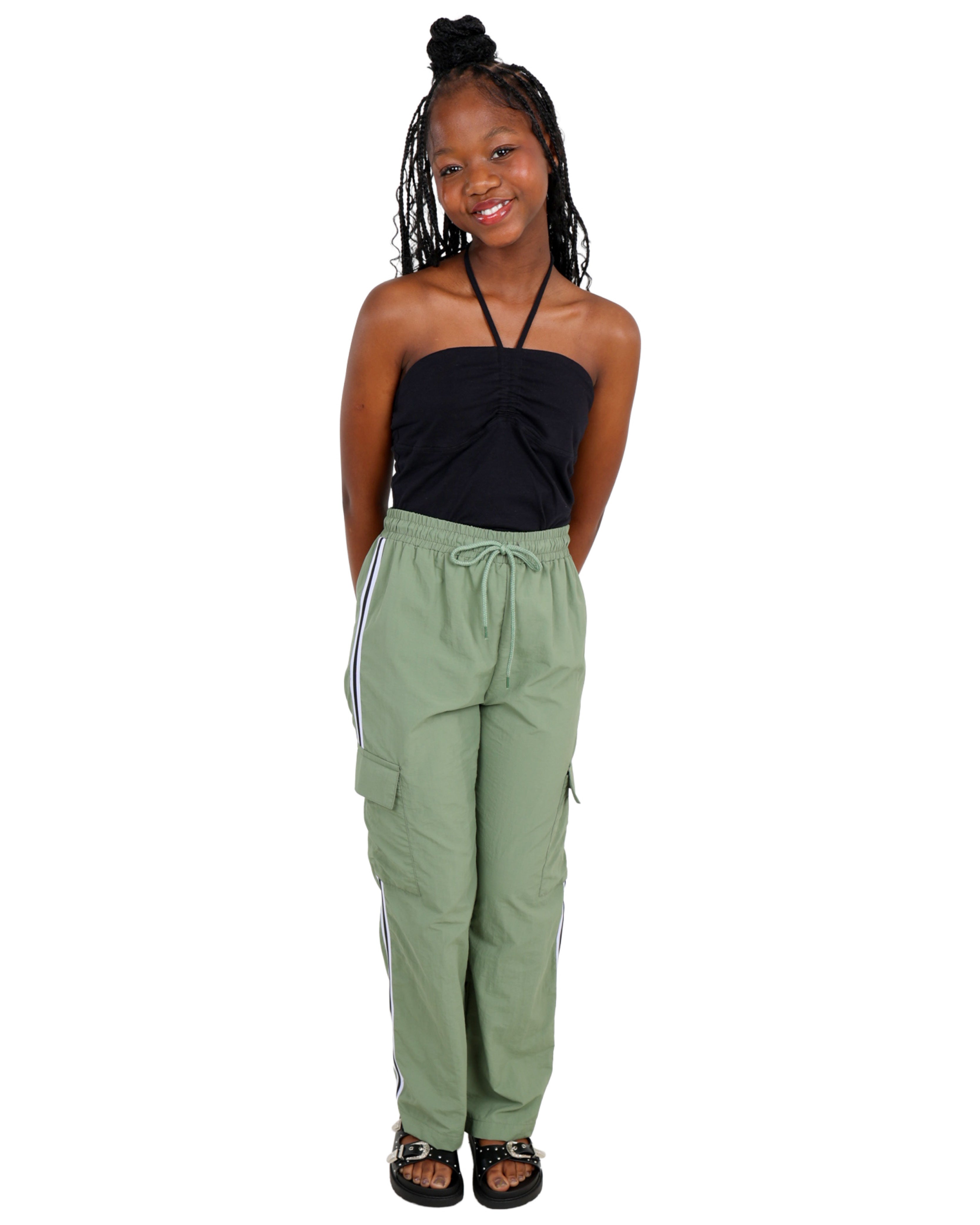 Side Stripe Cargo Pants