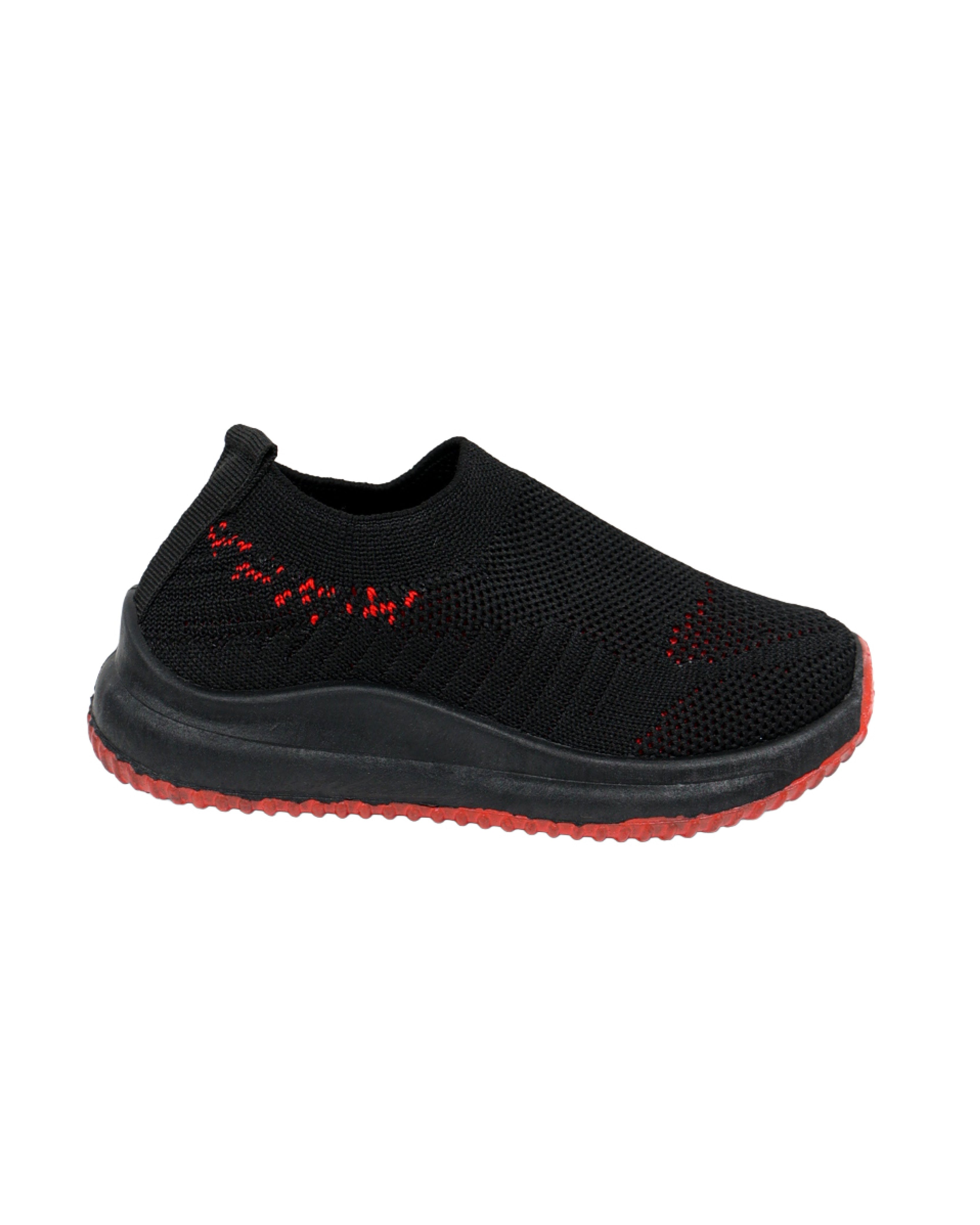 Boys Slip-On Flyknit Trainers Red