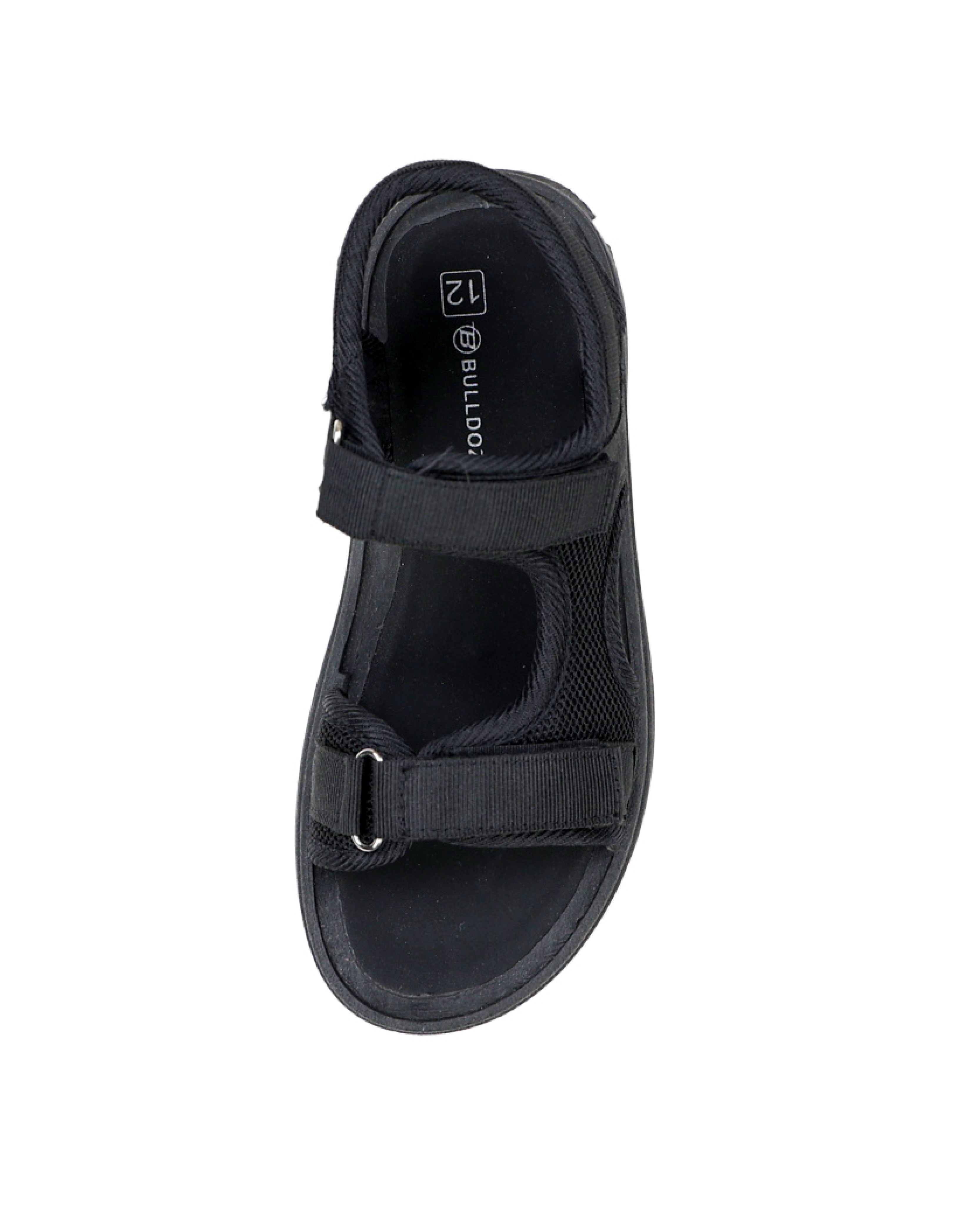 Small Boys Black Open Toe Adventure Sandal