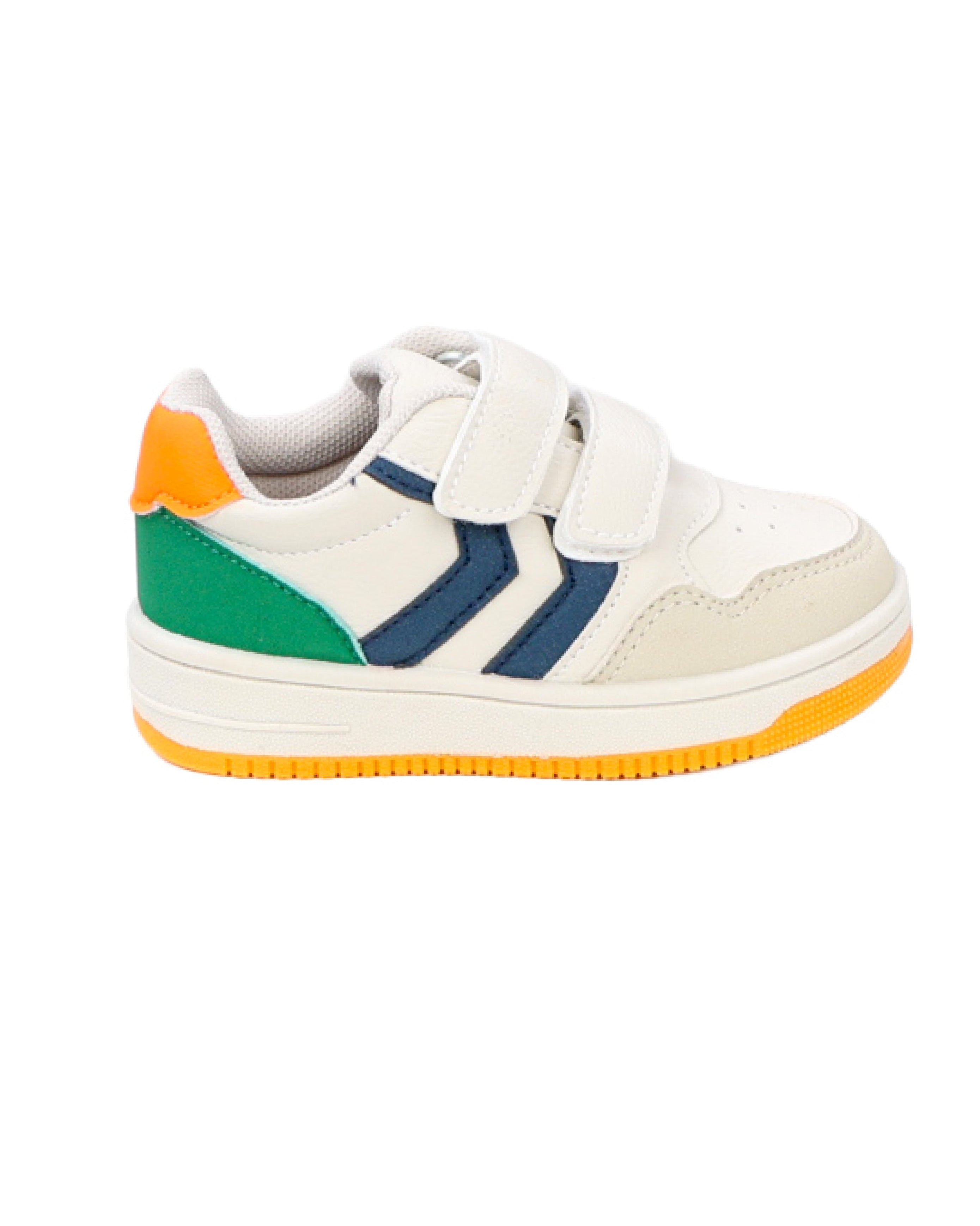 Boys Double Chevron Sneaker with Velcro Closure