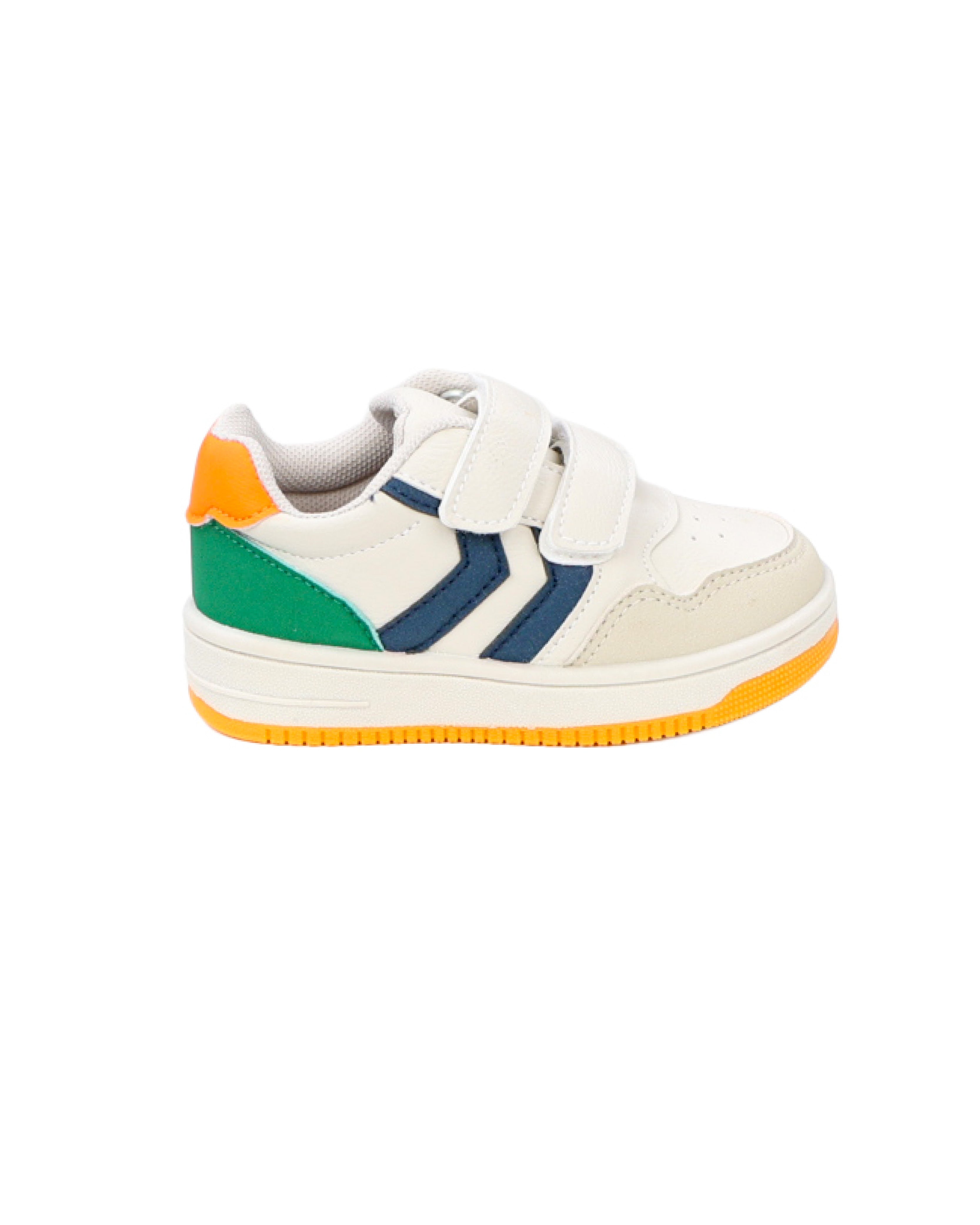 Boys Double Chevron Sneaker With Velcro Fasteners