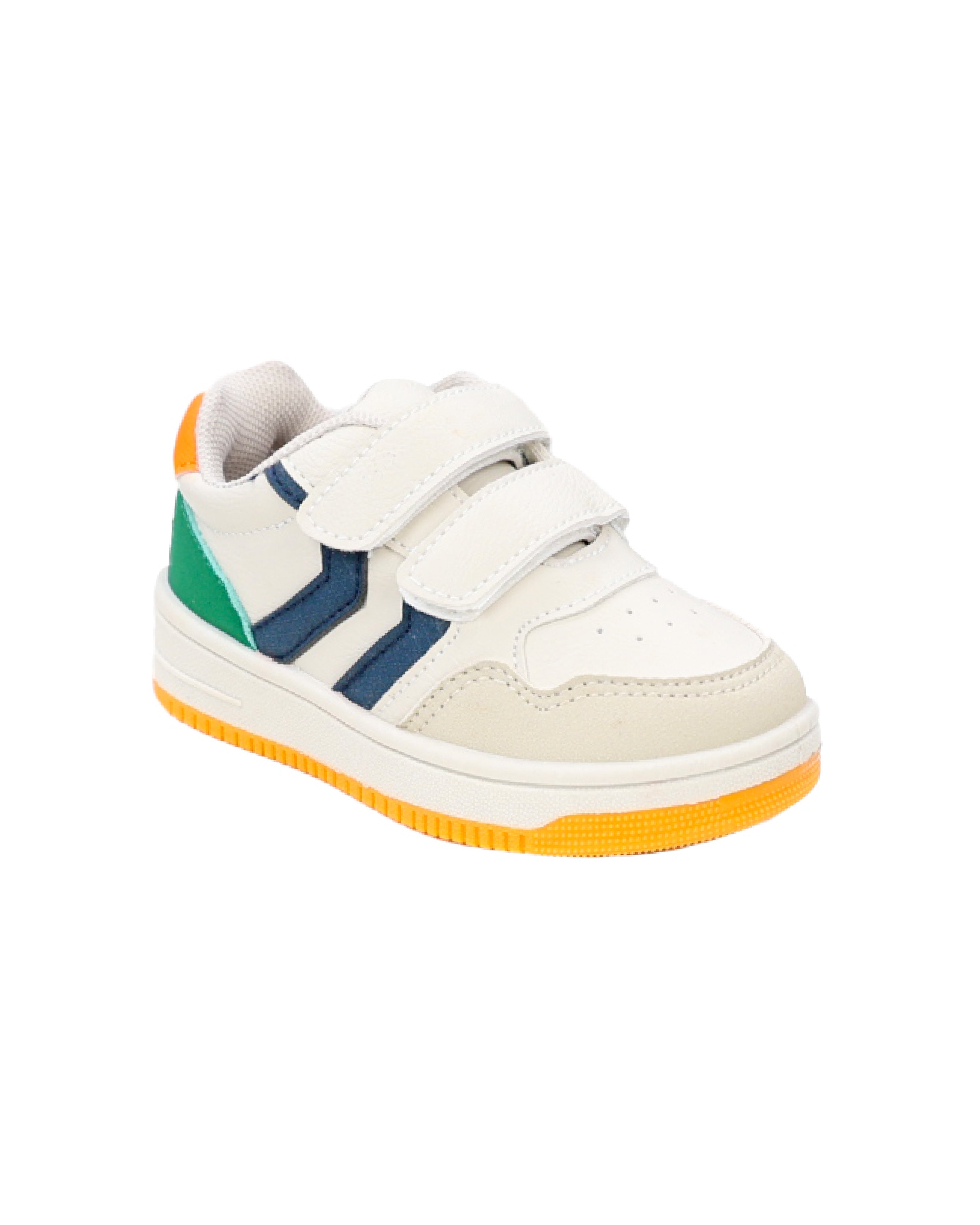 Boys Double Chevron Sneaker with Velcro Closure