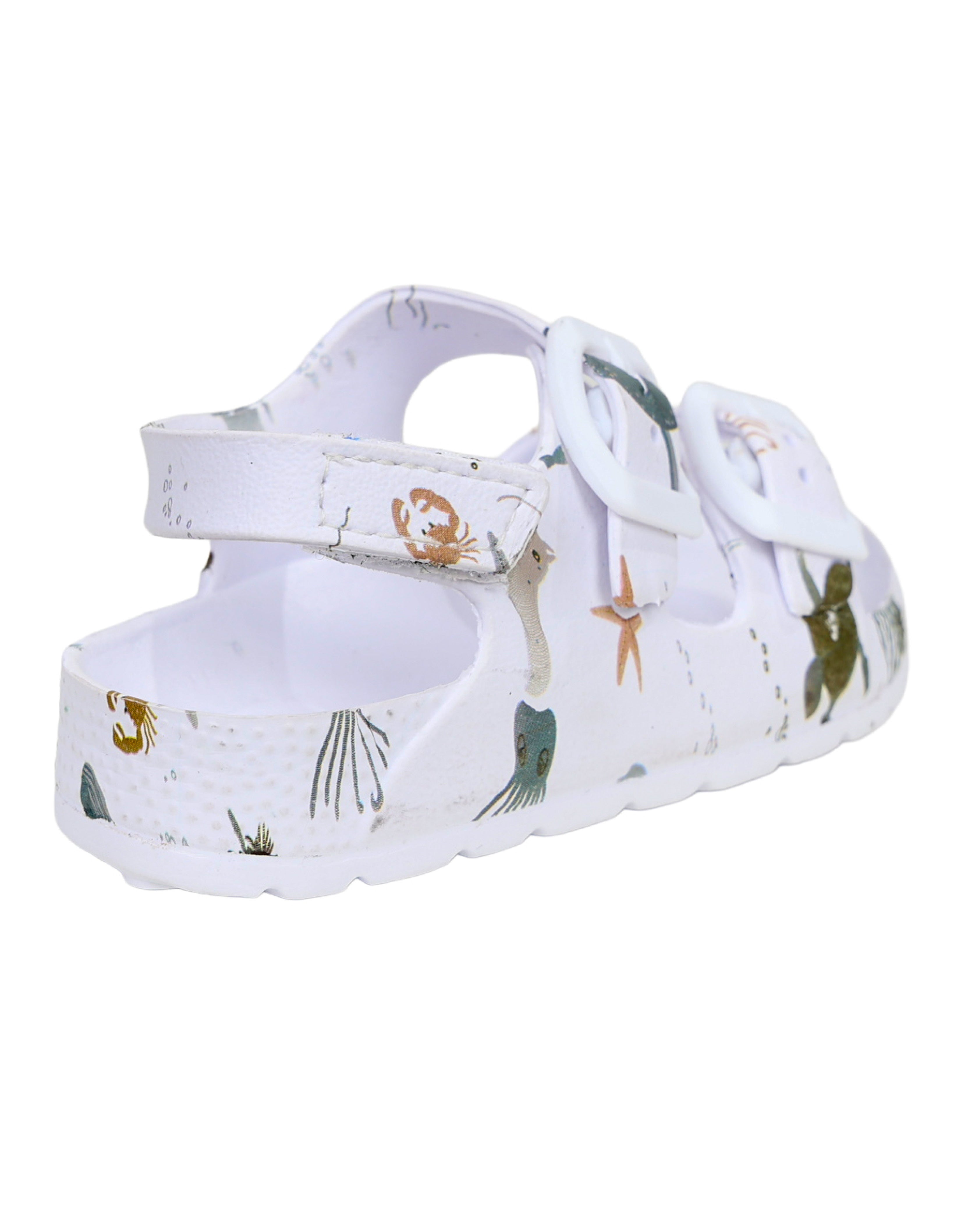 Boys Sea Creatures Double Buckle Slide Sandals