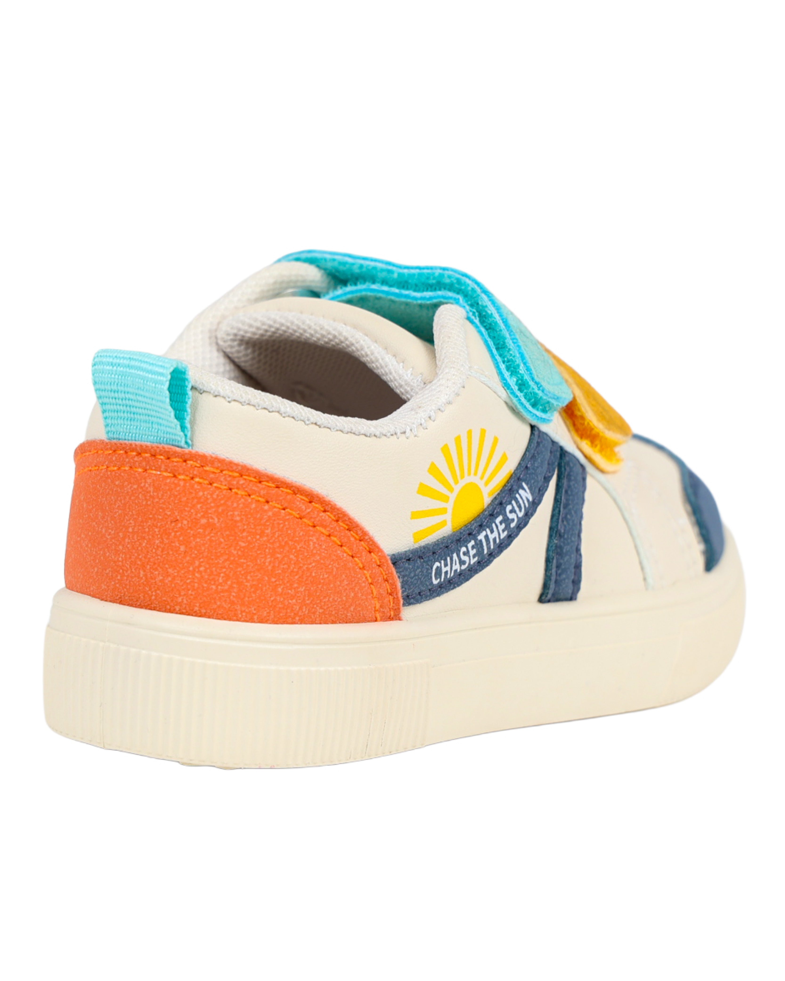 Boys Multi Colour Velcro Sneakers