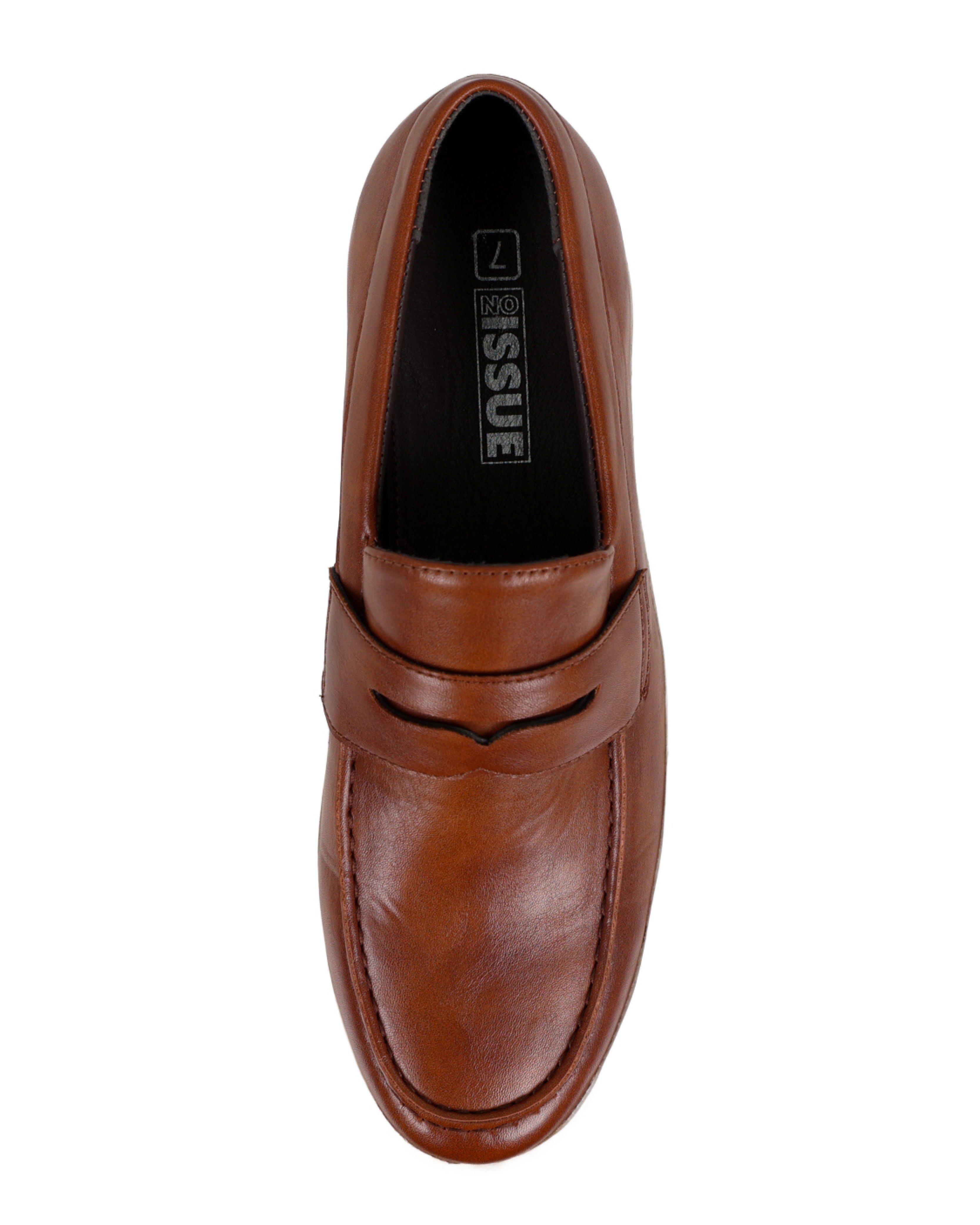 Burnished Slip On Penny Moccasins