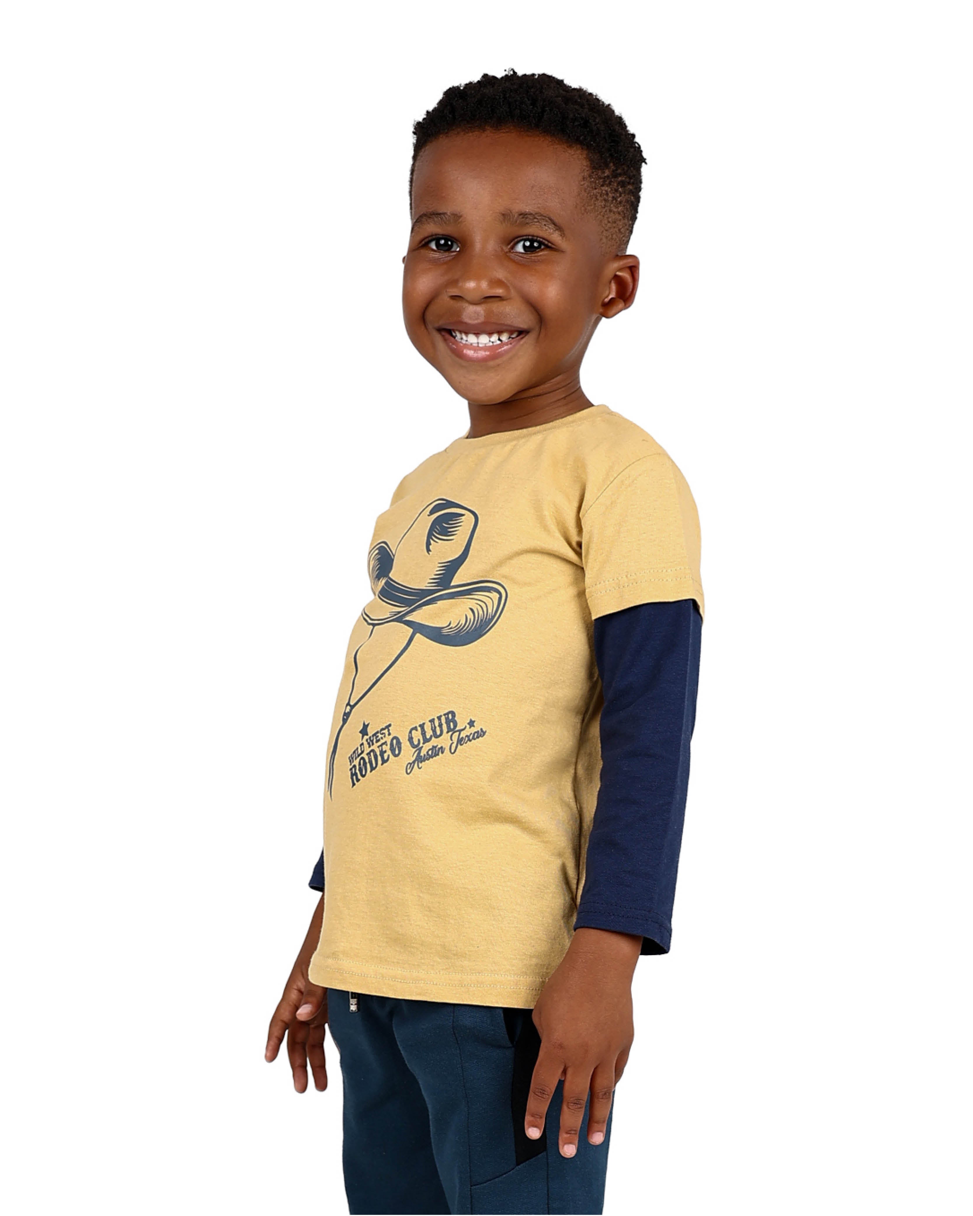 Rodeo Club Graphic Print Long Sleeve T-Shirt
