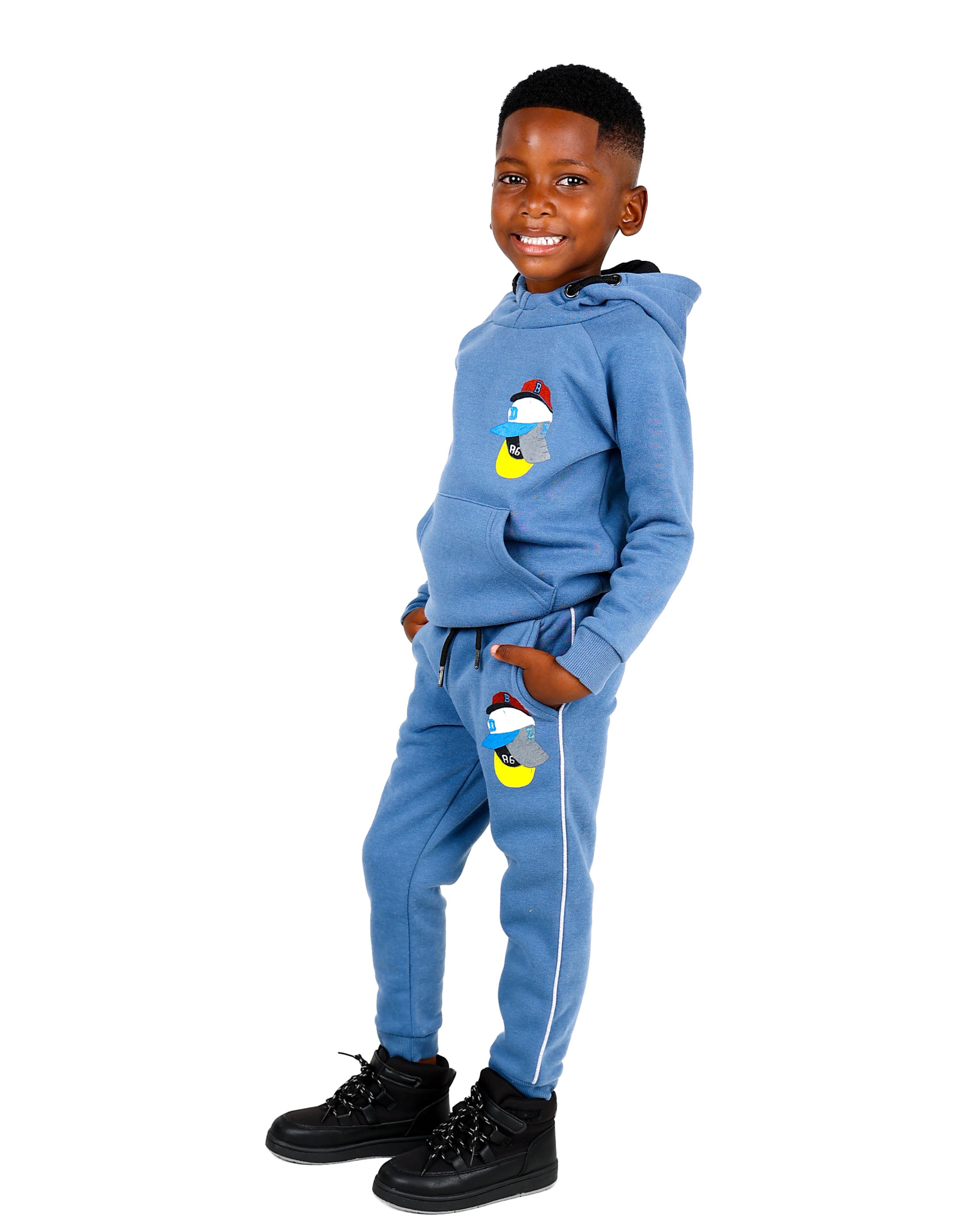 Cap Stack Graphic Print Active Pants