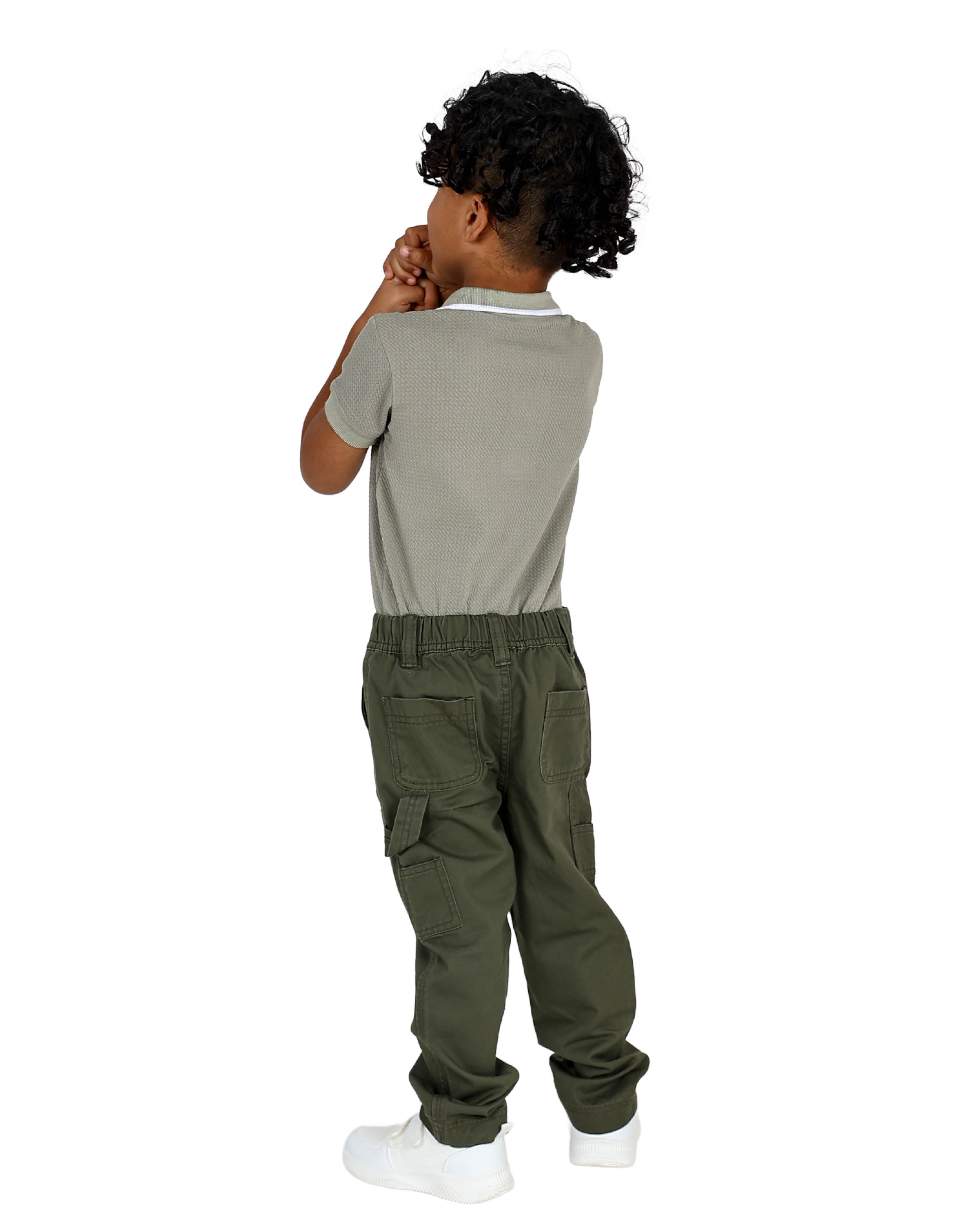 Olive Relaxed Fit Carpenter Pants