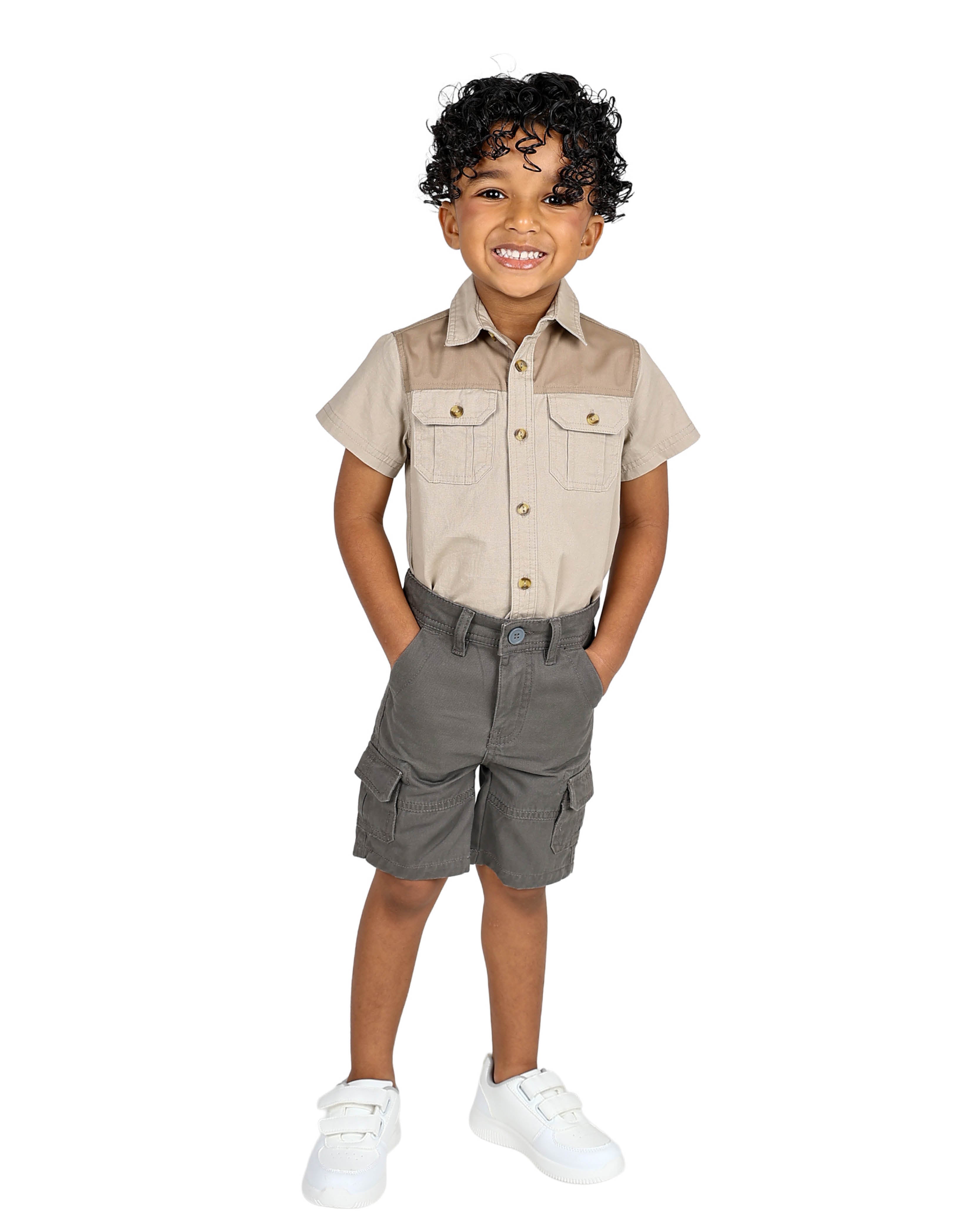 Okavango Taupe Cargo Shorts