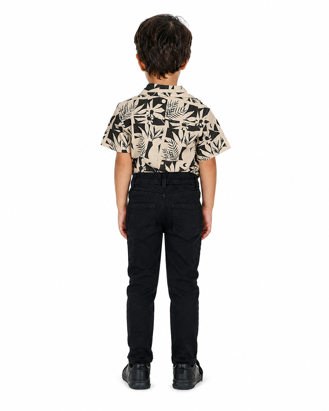 Five Pocket Black Stretch Skinny Jeans