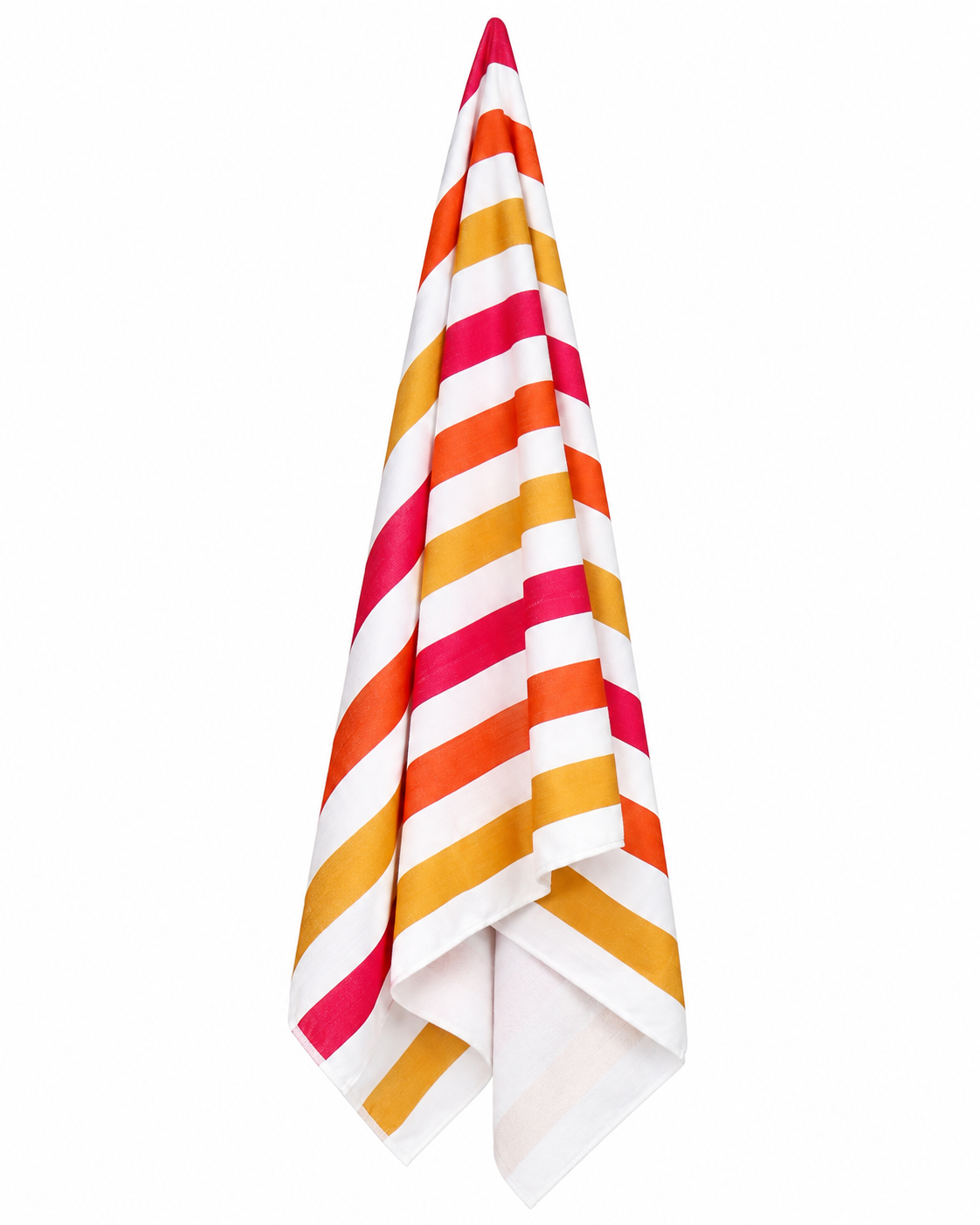 Yellow Stripe Microfibre Beach Towel 70x140cm