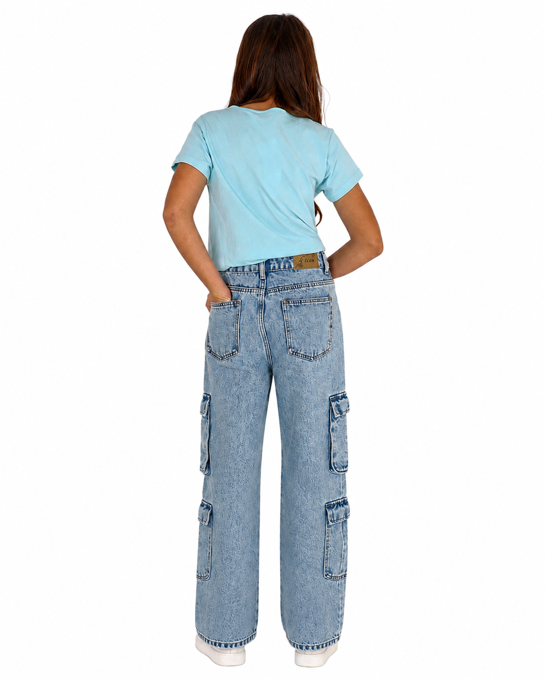 Dark Indigo Cargo Jeans
