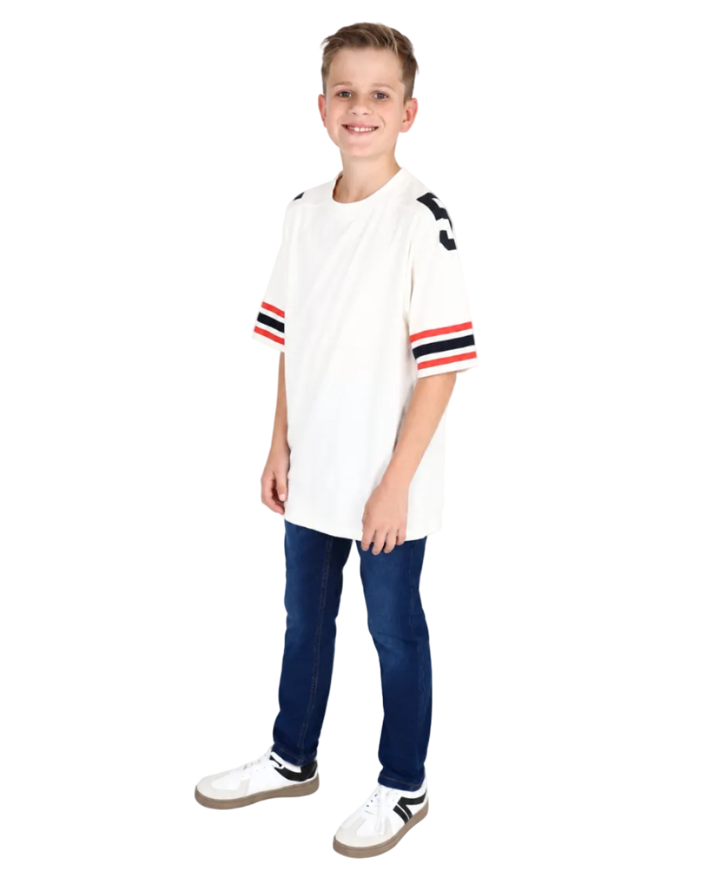 Short Sleeve Cream Los Angeles 5 Graphic T-Shirt