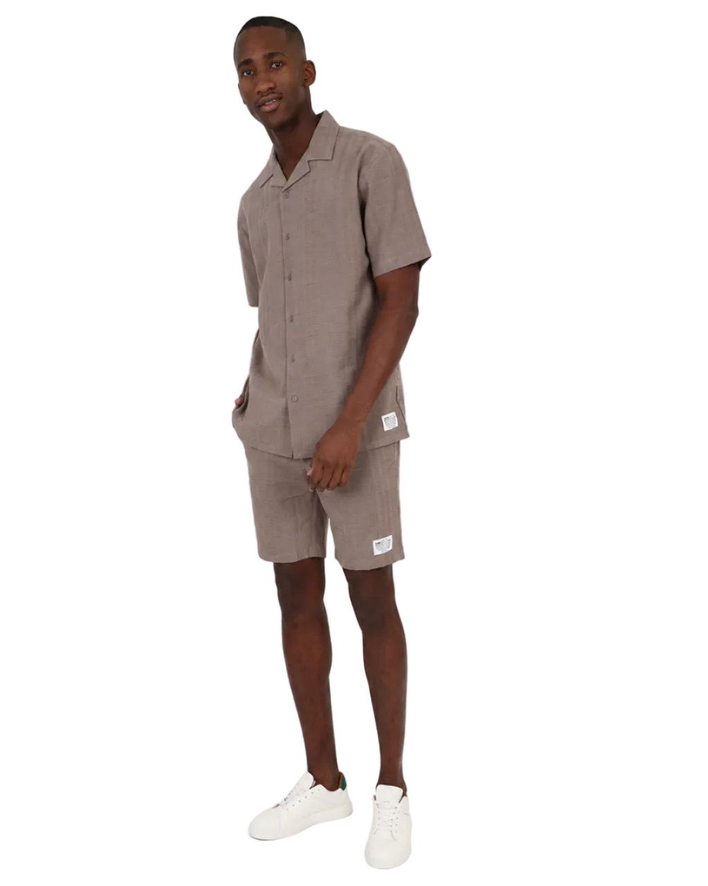 Taupe Utility Inspired Shorts