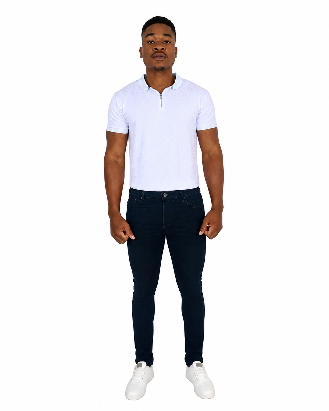 Funk Blue Black Nexus Skinny Jeans