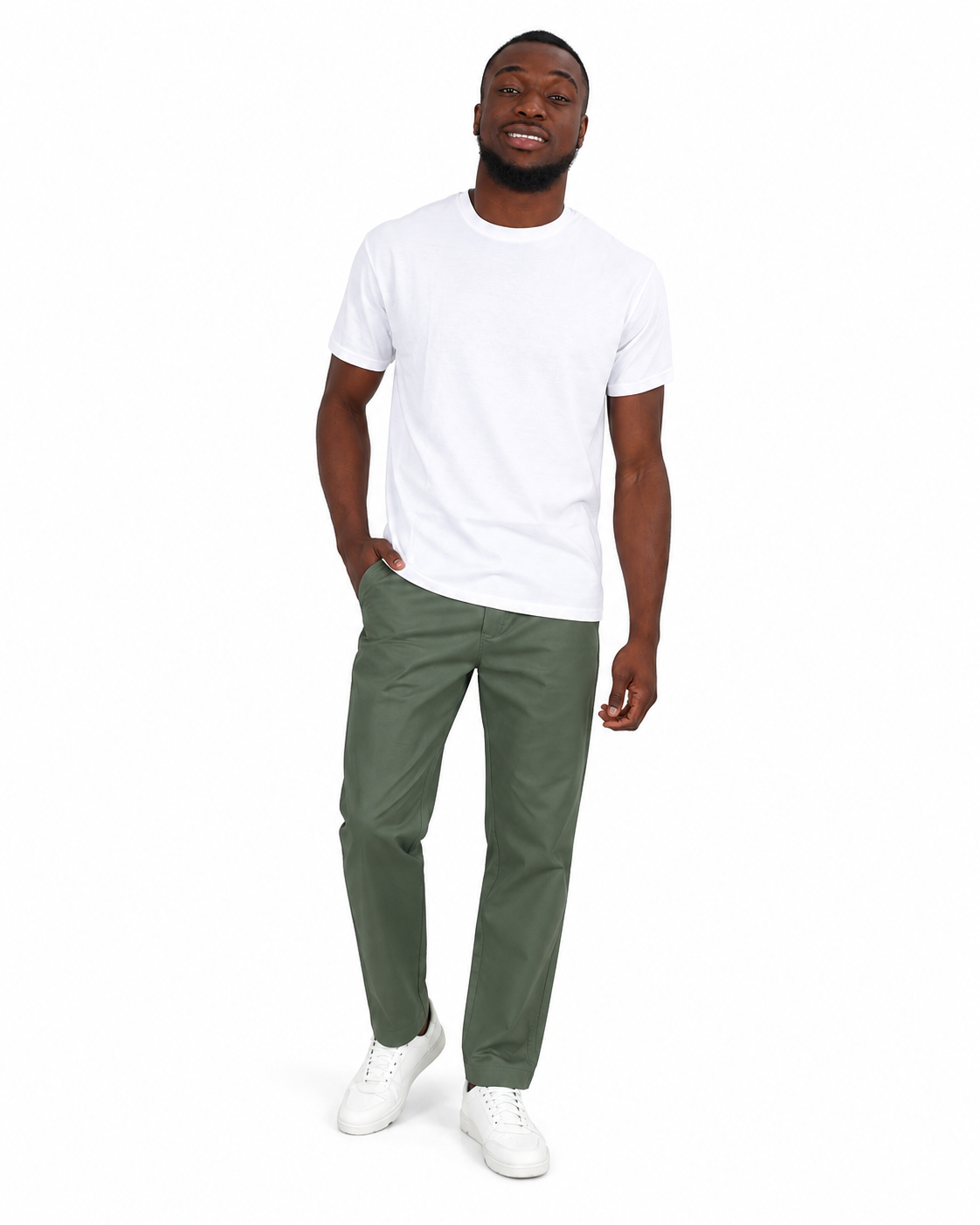 Straight Leg Fatigue Cotton Chino