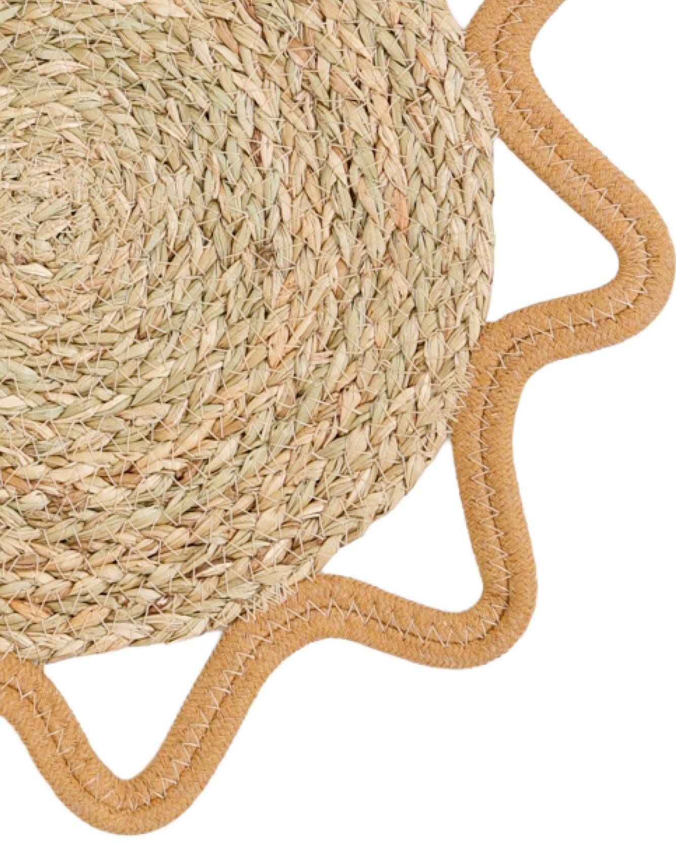 Natural Woven Star Placemat