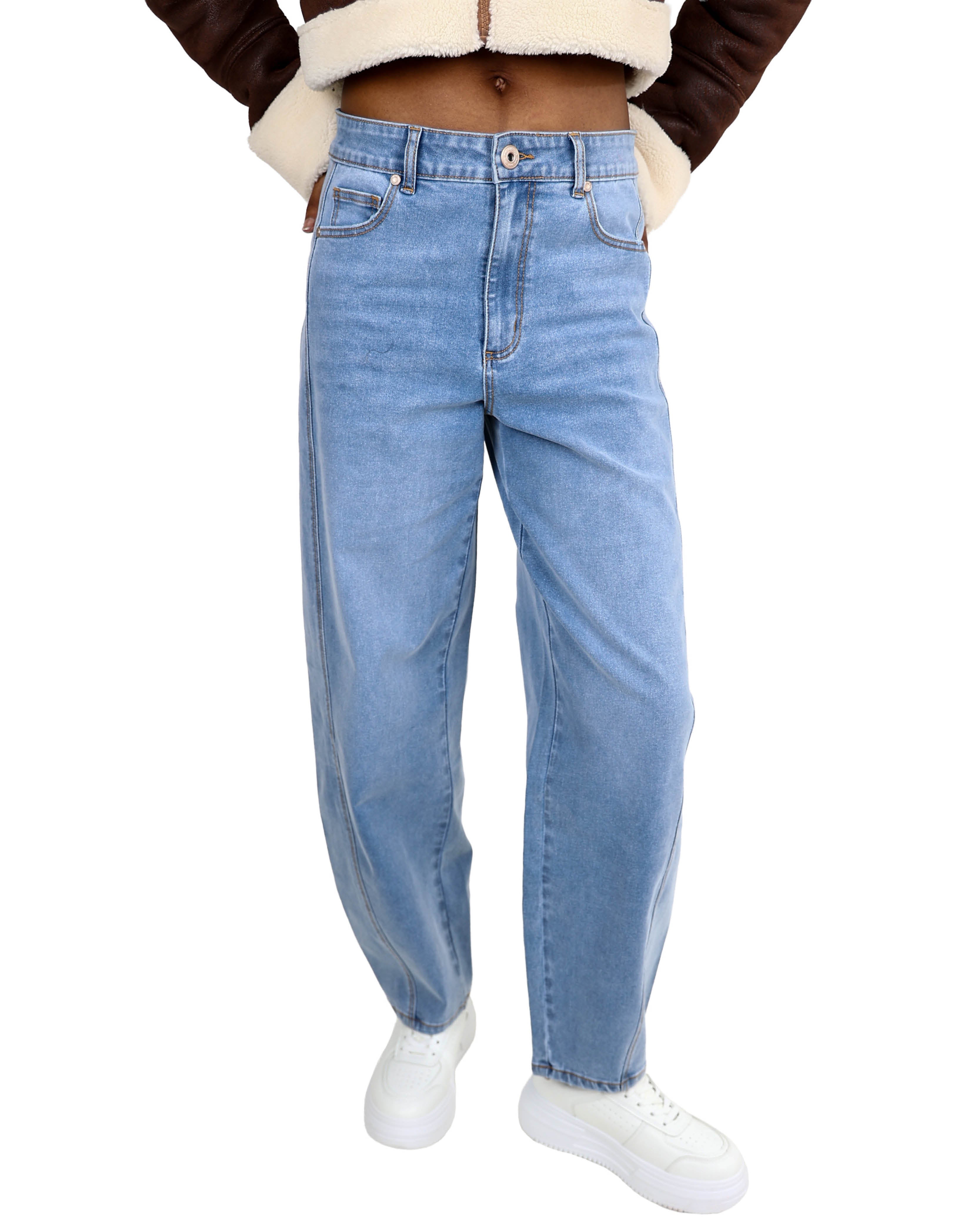 Light Indigo Barrel Cruise Jean