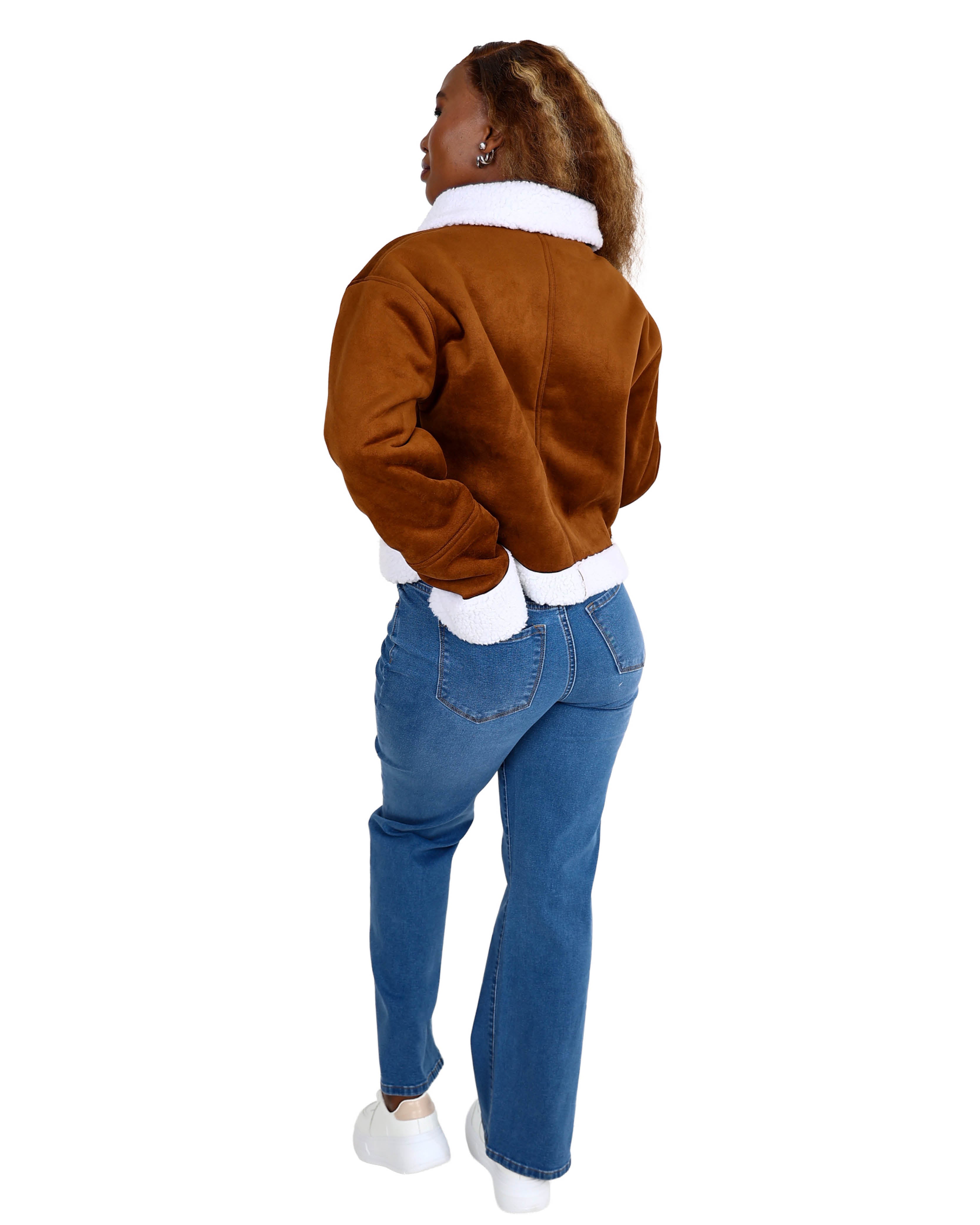 Medium Indigo Flared Embroidered Jeans