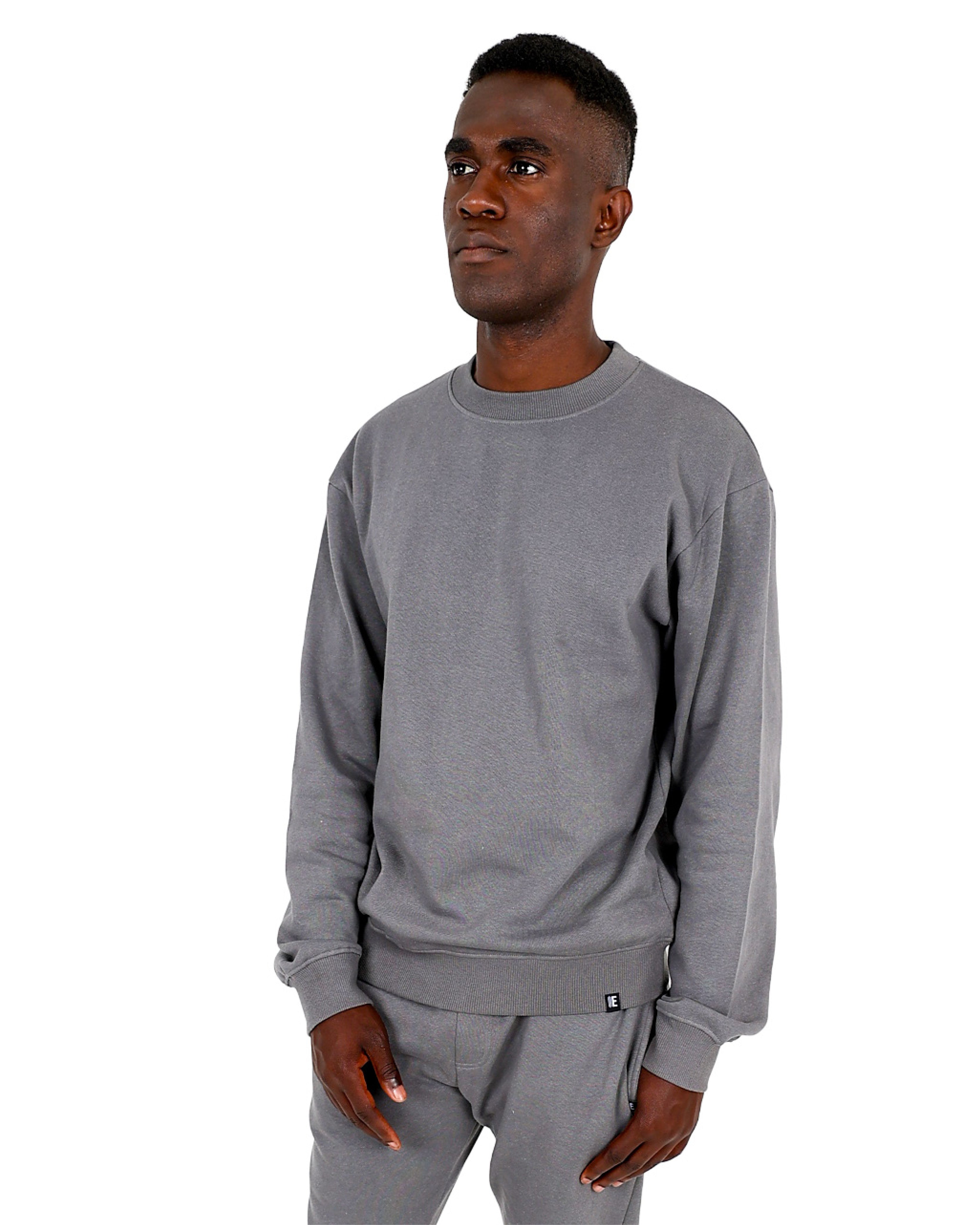 Classic Long Sleeve Grey Cotton Rich Sweatshirt